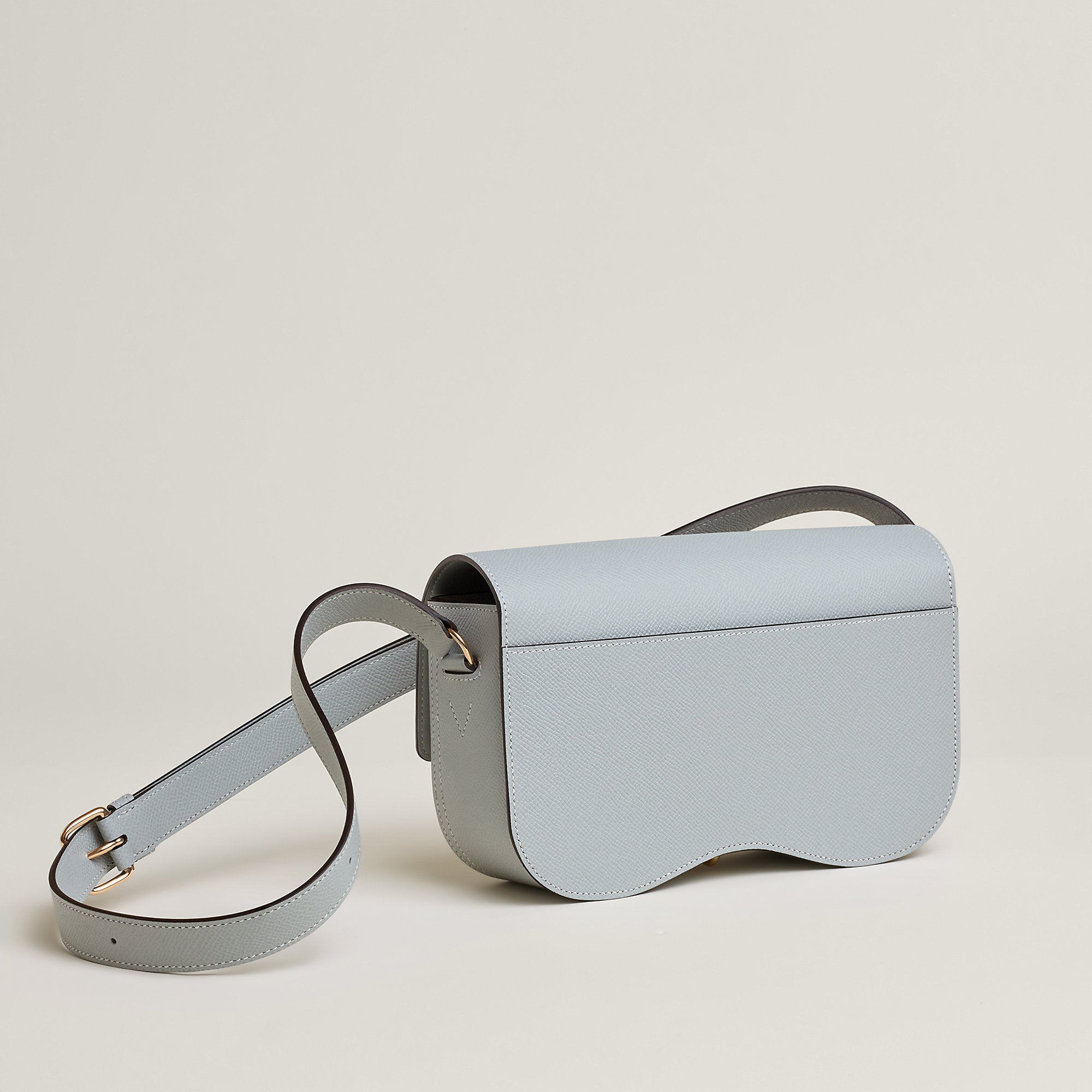 Hermes Della Cavalleria Elan Bag Bleu Glacier