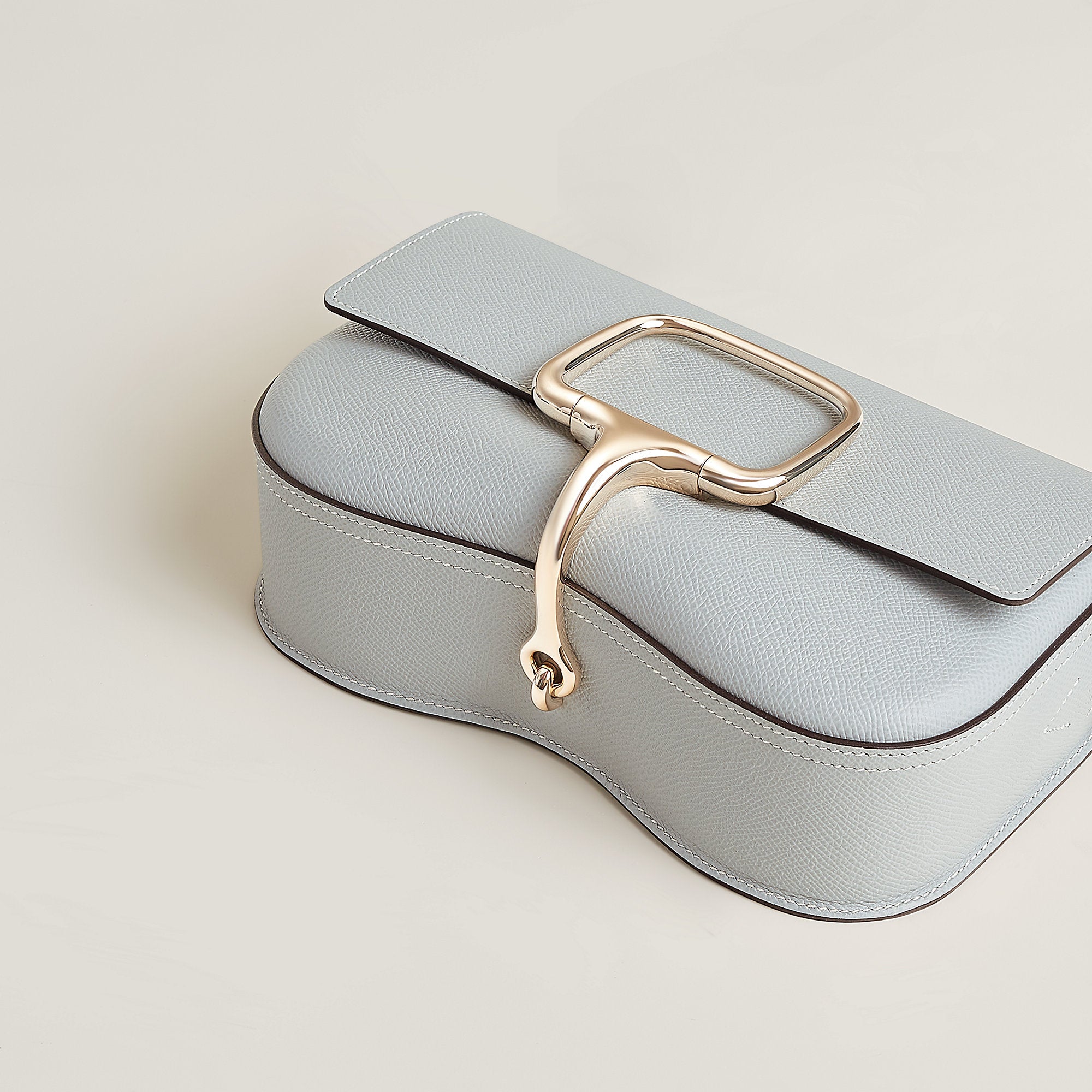Hermes Della Cavalleria Elan Bag Bleu Glacier