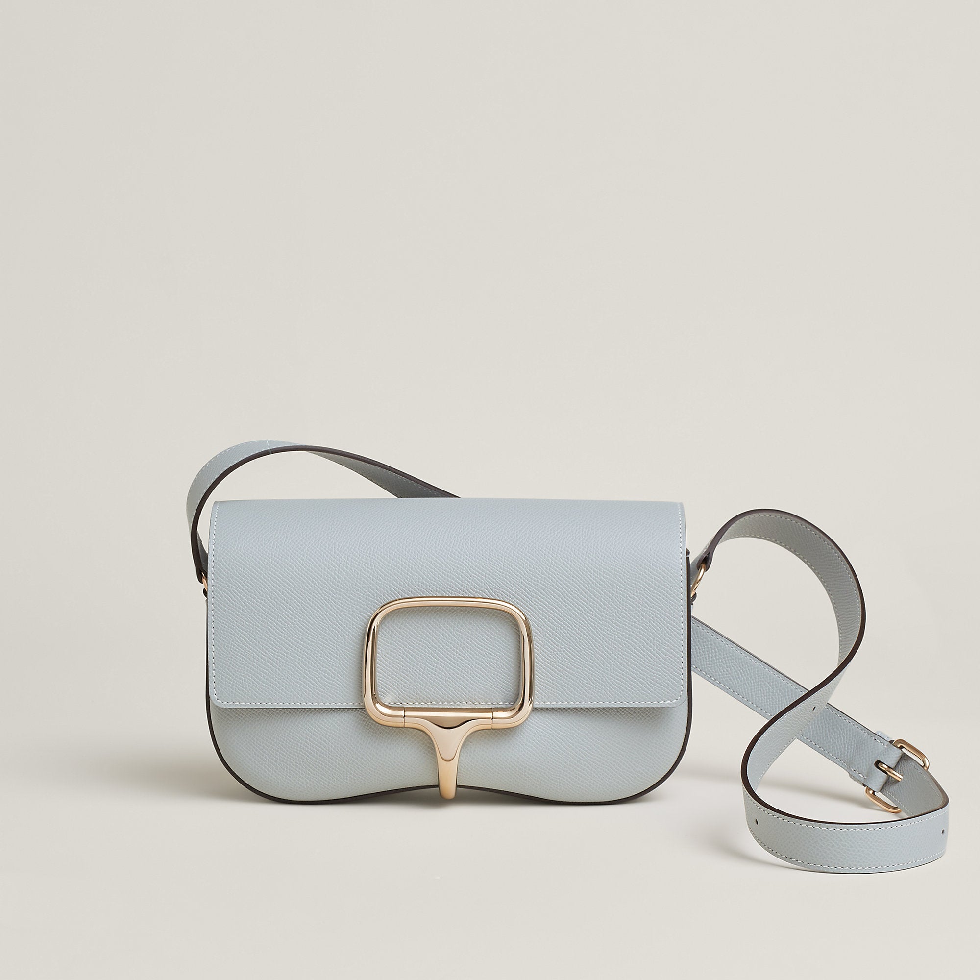 Hermes Della Cavalleria Elan Bag Bleu Glacier