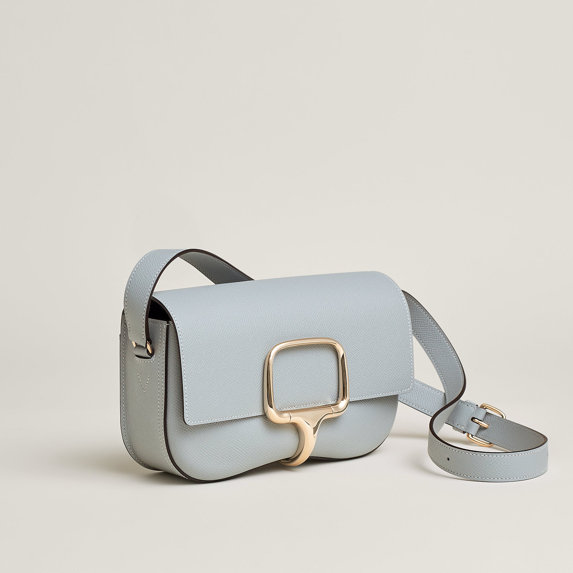 Hermes Della Cavalleria Elan Bag Bleu Glacier