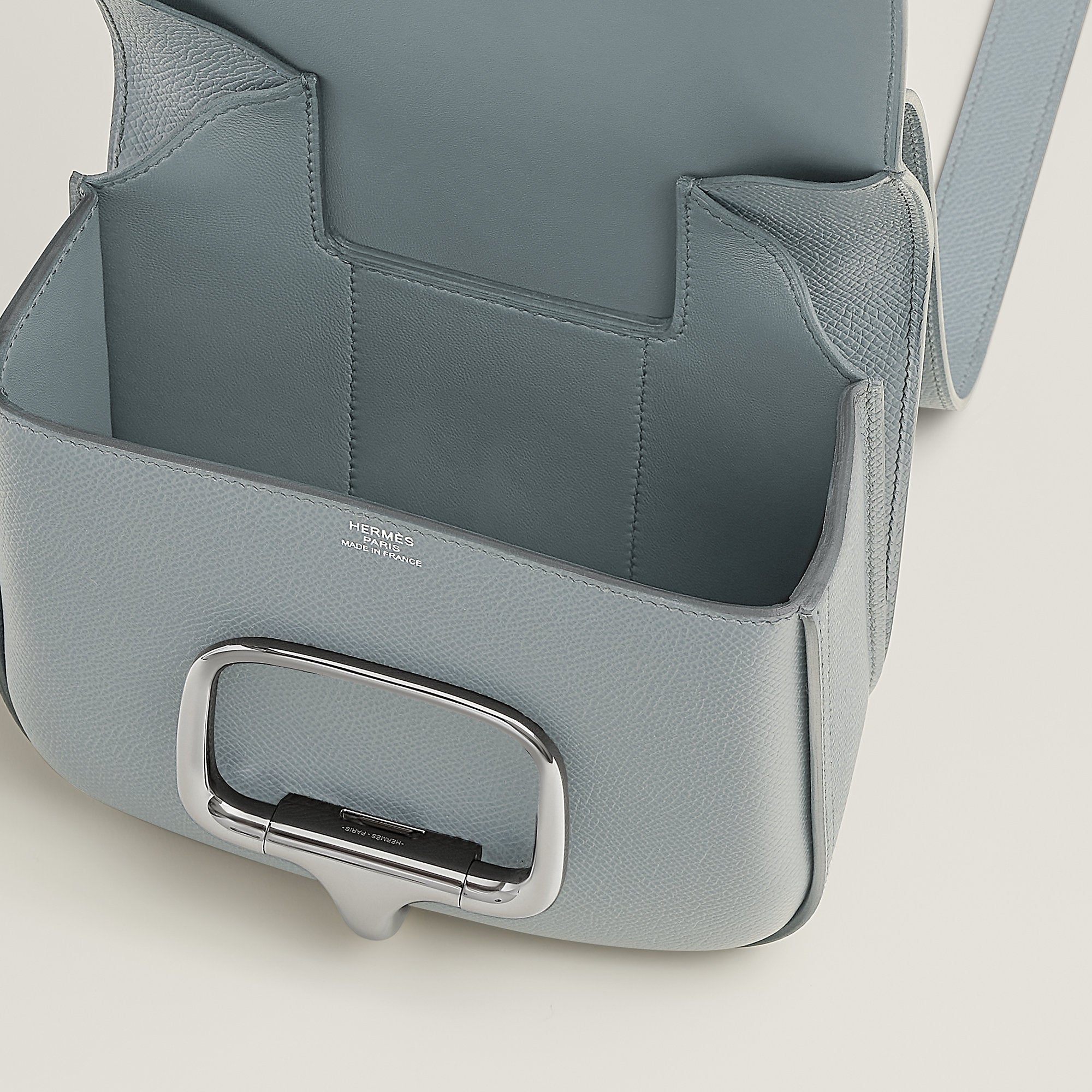 Hermes Della Cavalleria Mini Bag Ii Bleu Glacier