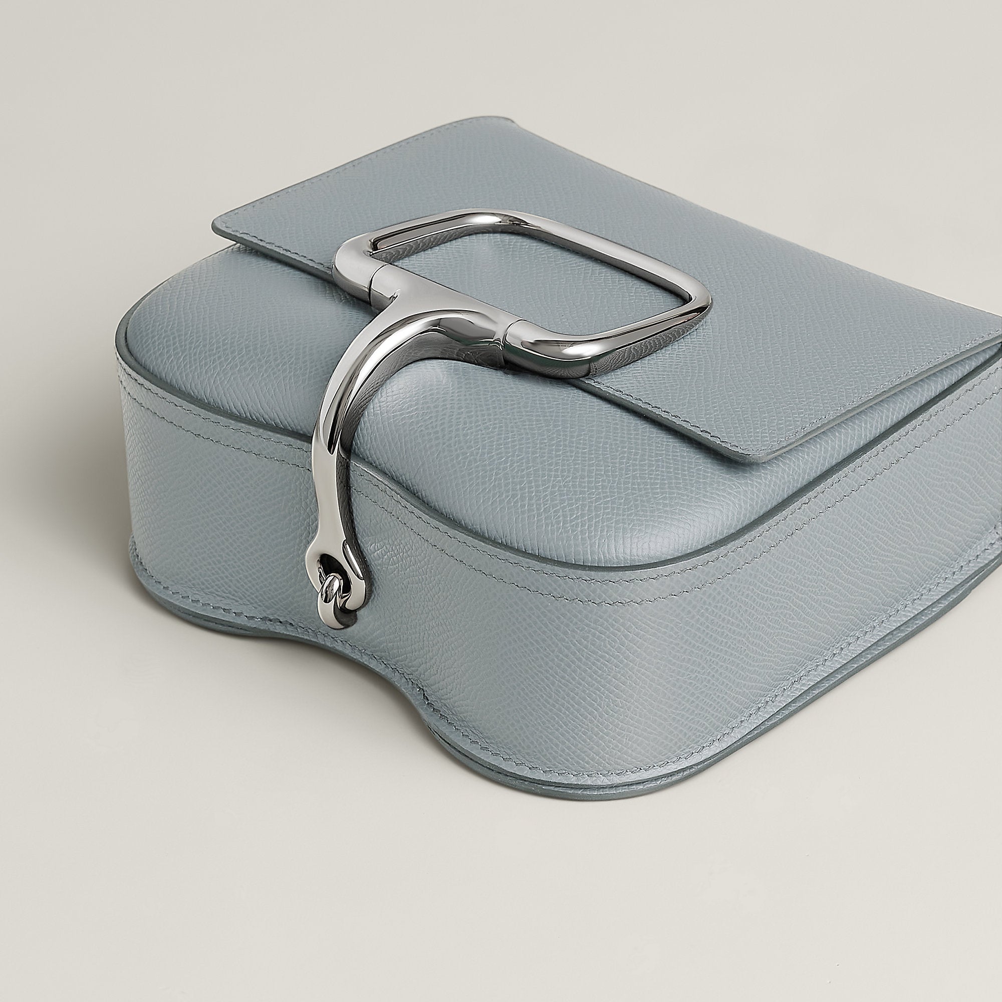 Hermes Della Cavalleria Mini Bag Ii Bleu Glacier