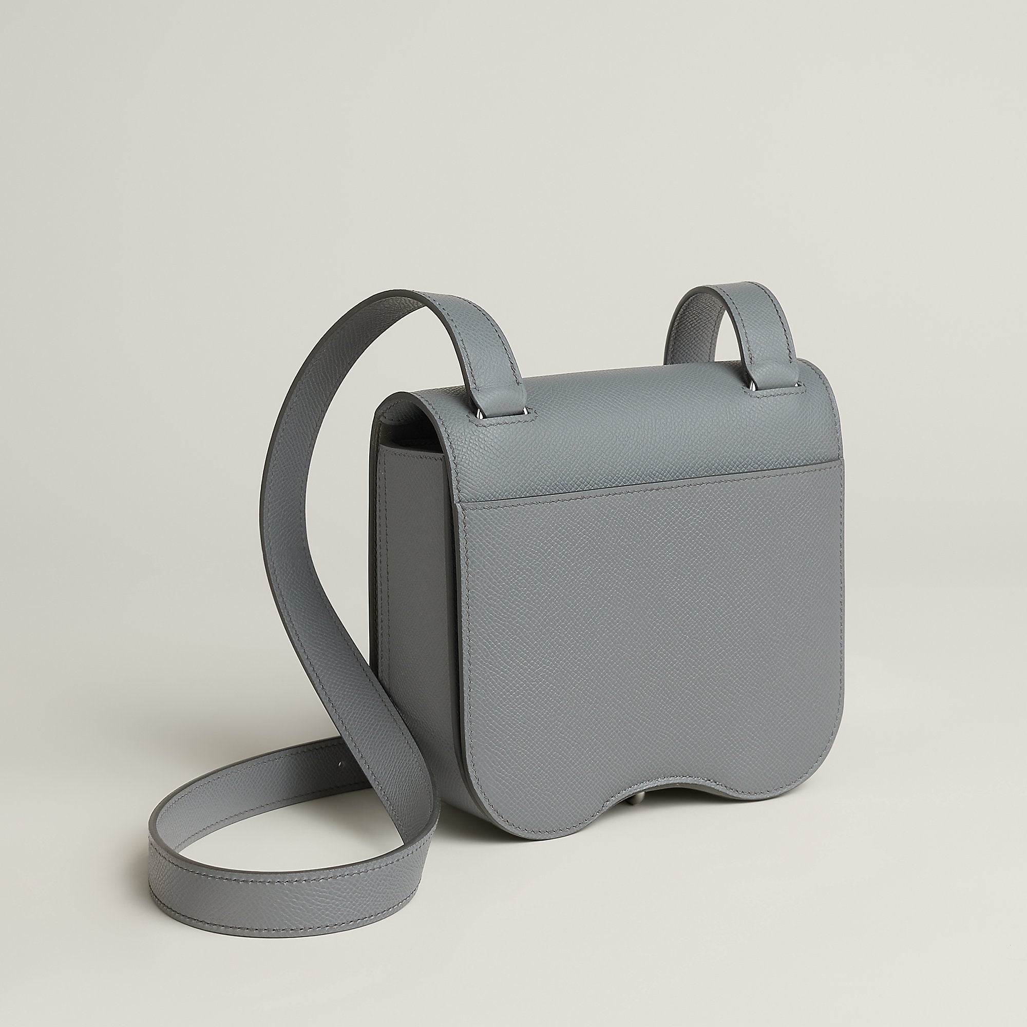 Hermes Della Cavalleria Mini Bag Ii Gris Pantin