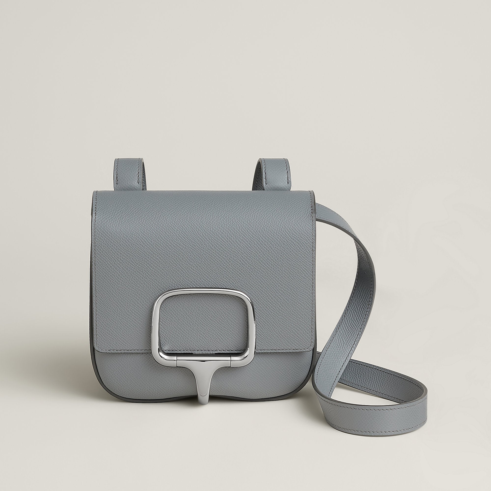 Hermes Della Cavalleria Mini Bag Ii Gris Pantin