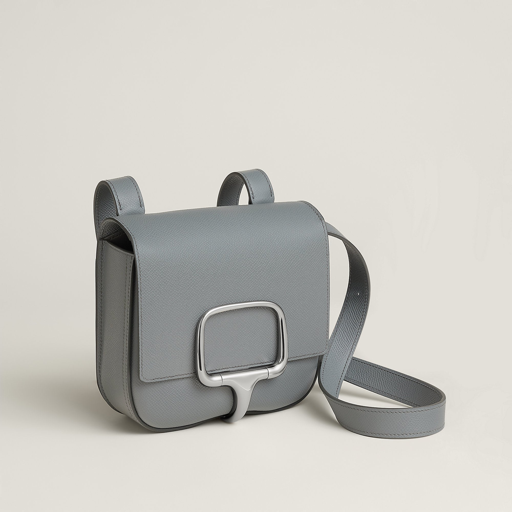 Hermes Della Cavalleria Mini Bag Ii Gris Pantin