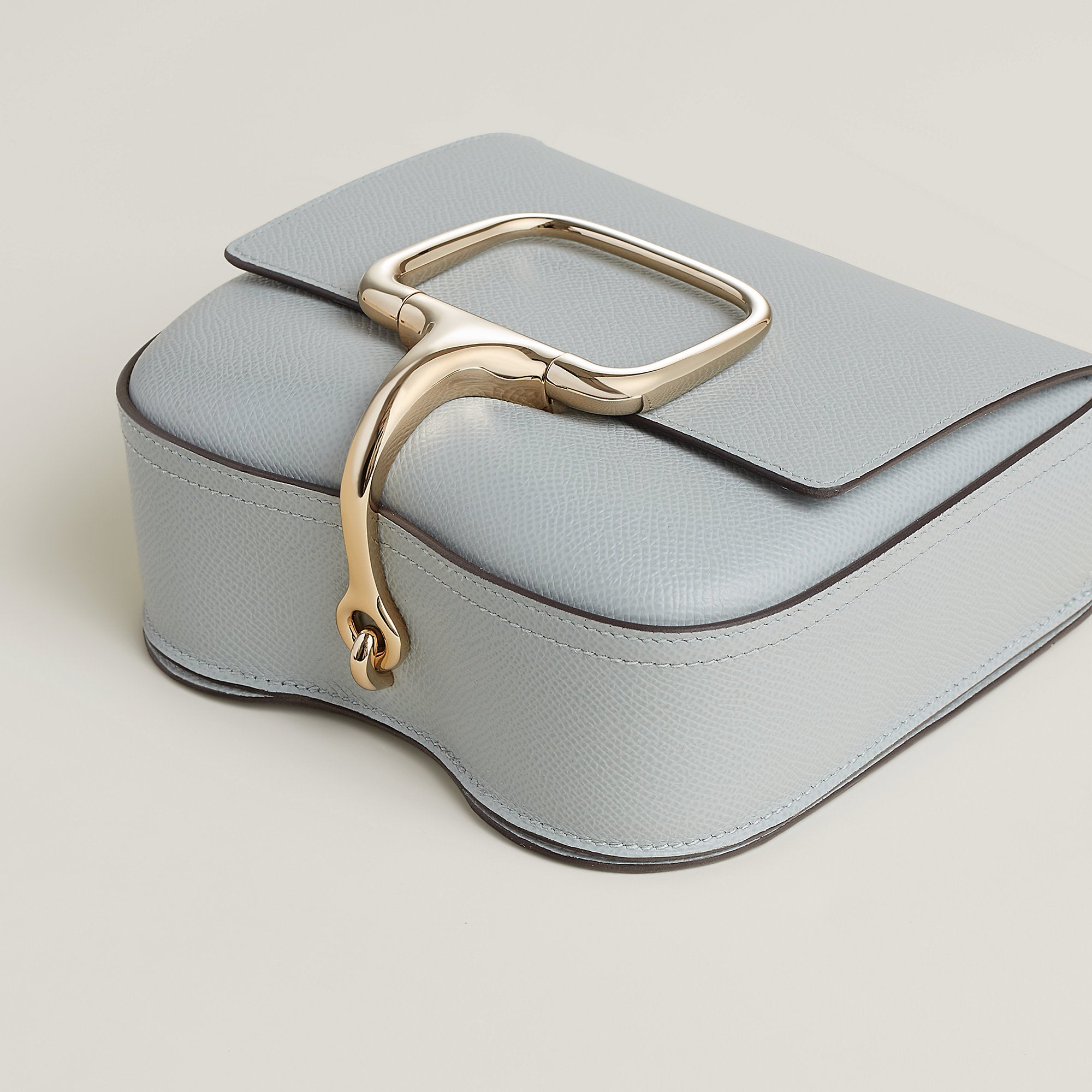 Hermes Della Cavalleria Mini Bag Ii Bleu Glacier