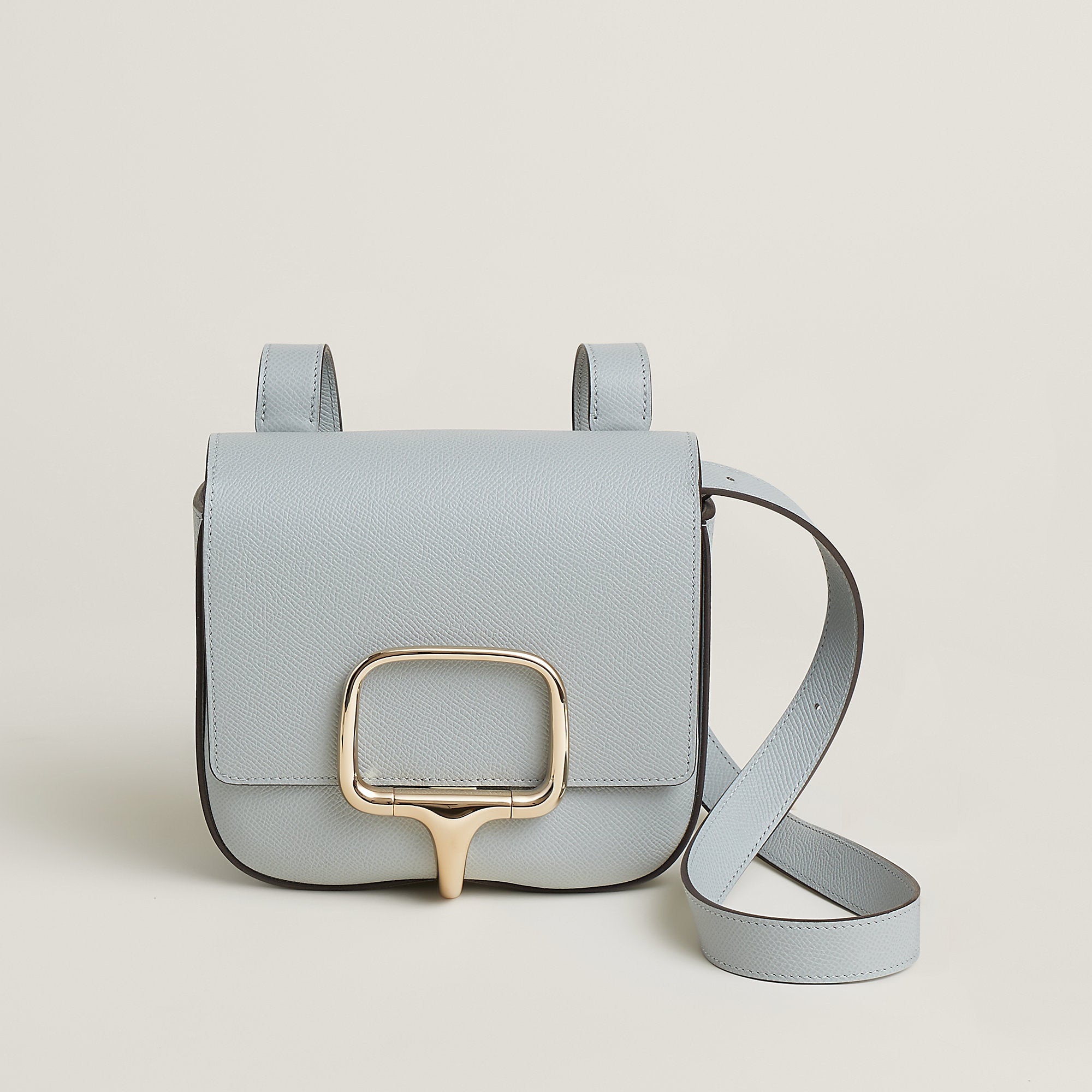 Hermes Della Cavalleria Mini Bag Ii Bleu Glacier
