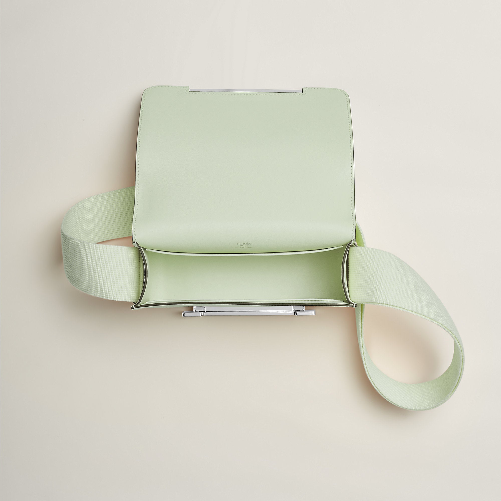 Hermes Geta Bag Vert Fizz