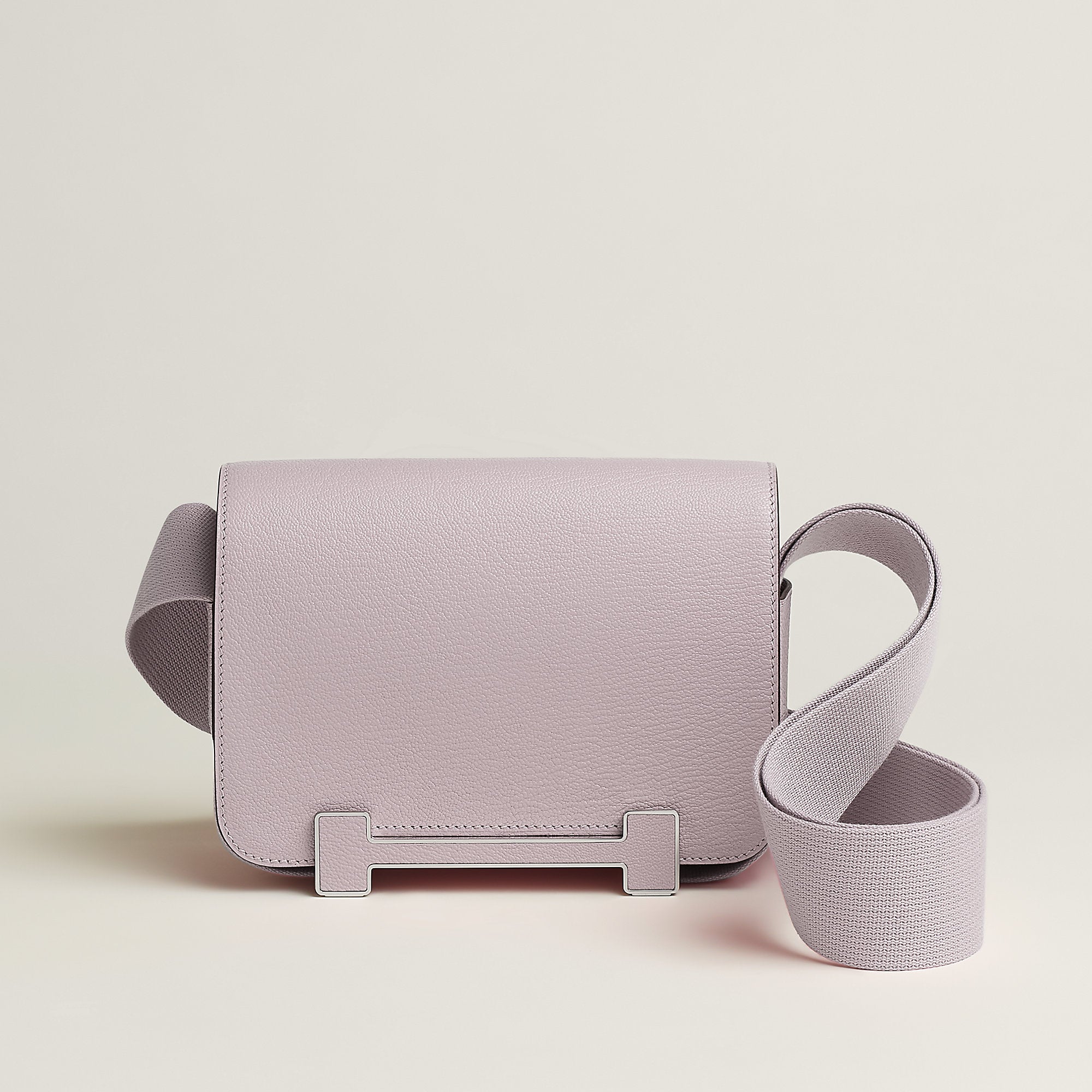 Hermes Geta Bag Mauve Ple