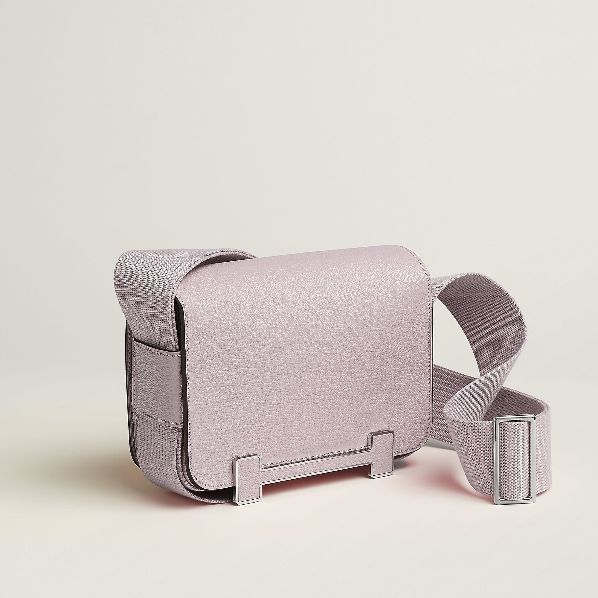 Hermes Geta Bag Mauve Ple