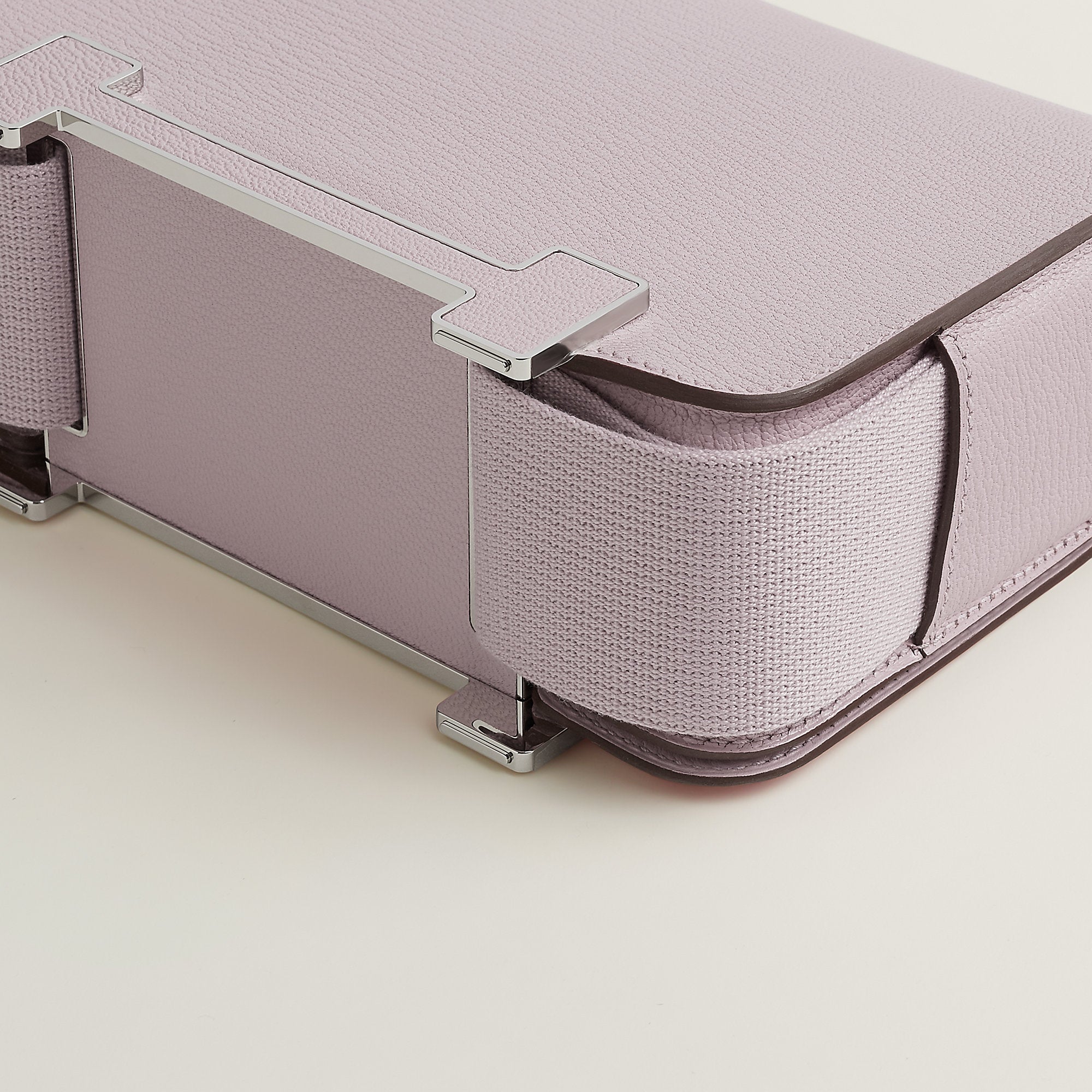 Hermes Geta Bag Mauve Ple