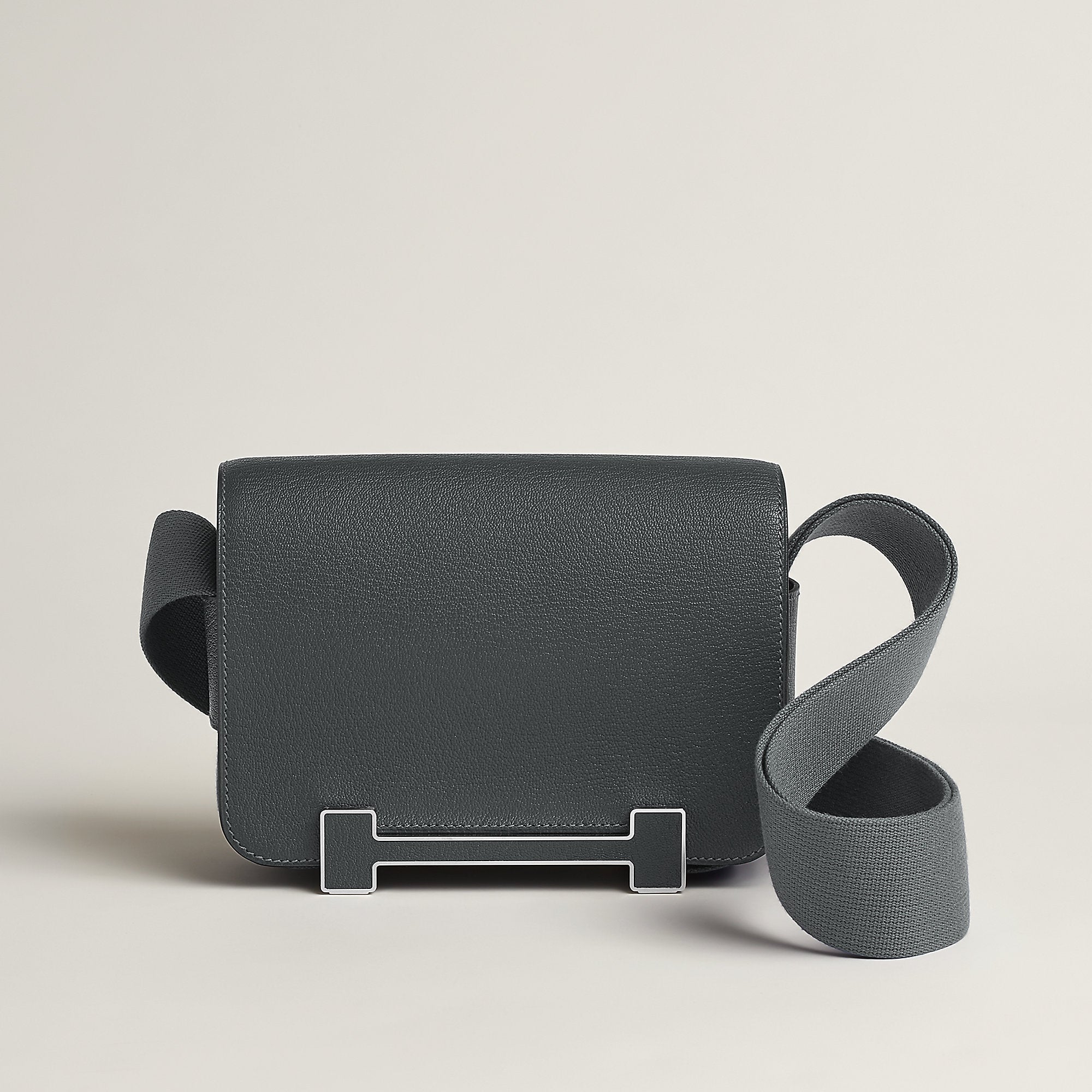Hermes Geta Bag Gris Misty