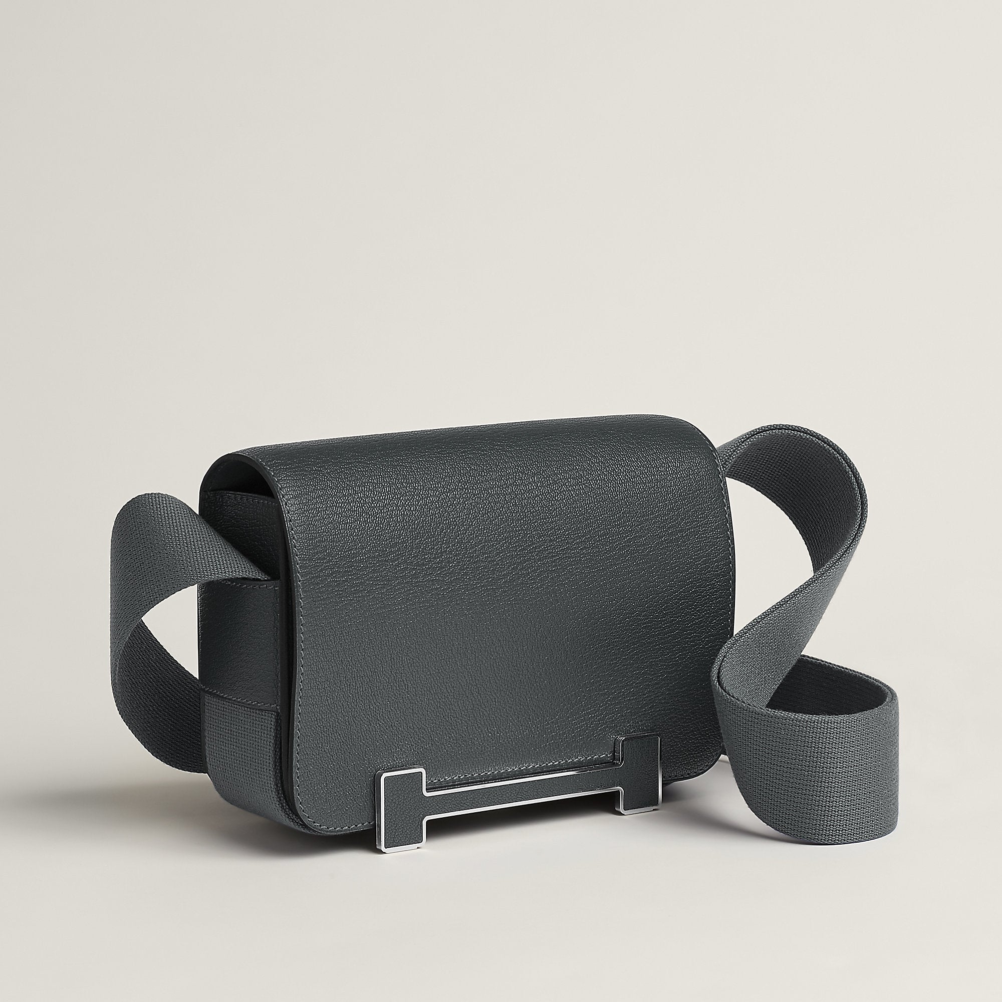 Hermes Geta Bag Gris Misty