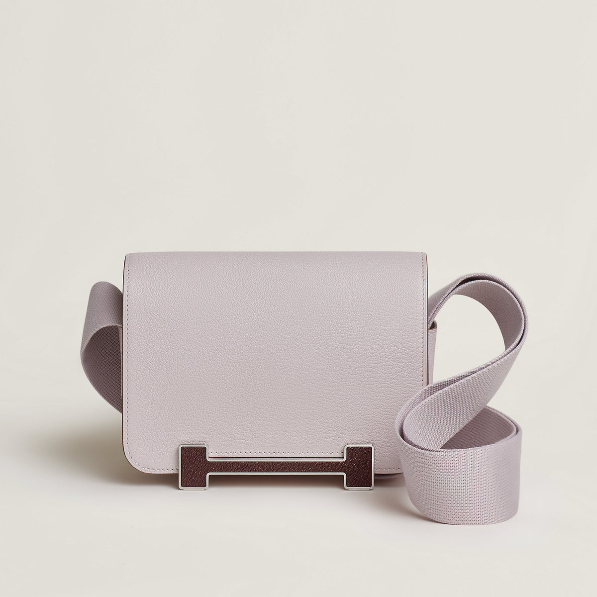 Hermes Geta Bag Mauve Ple