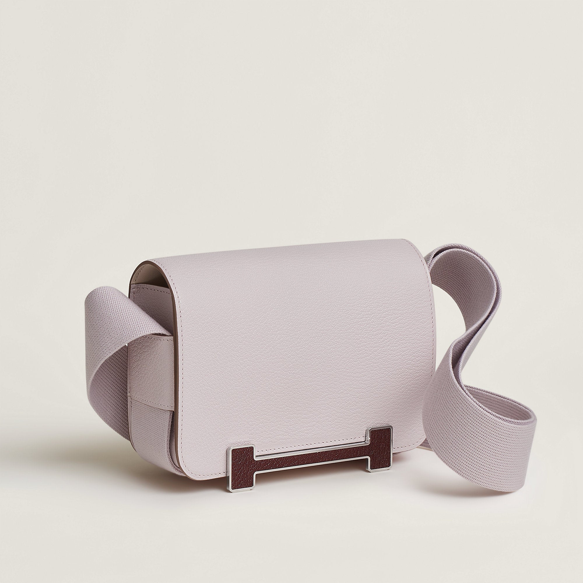 Hermes Geta Bag Mauve Ple
