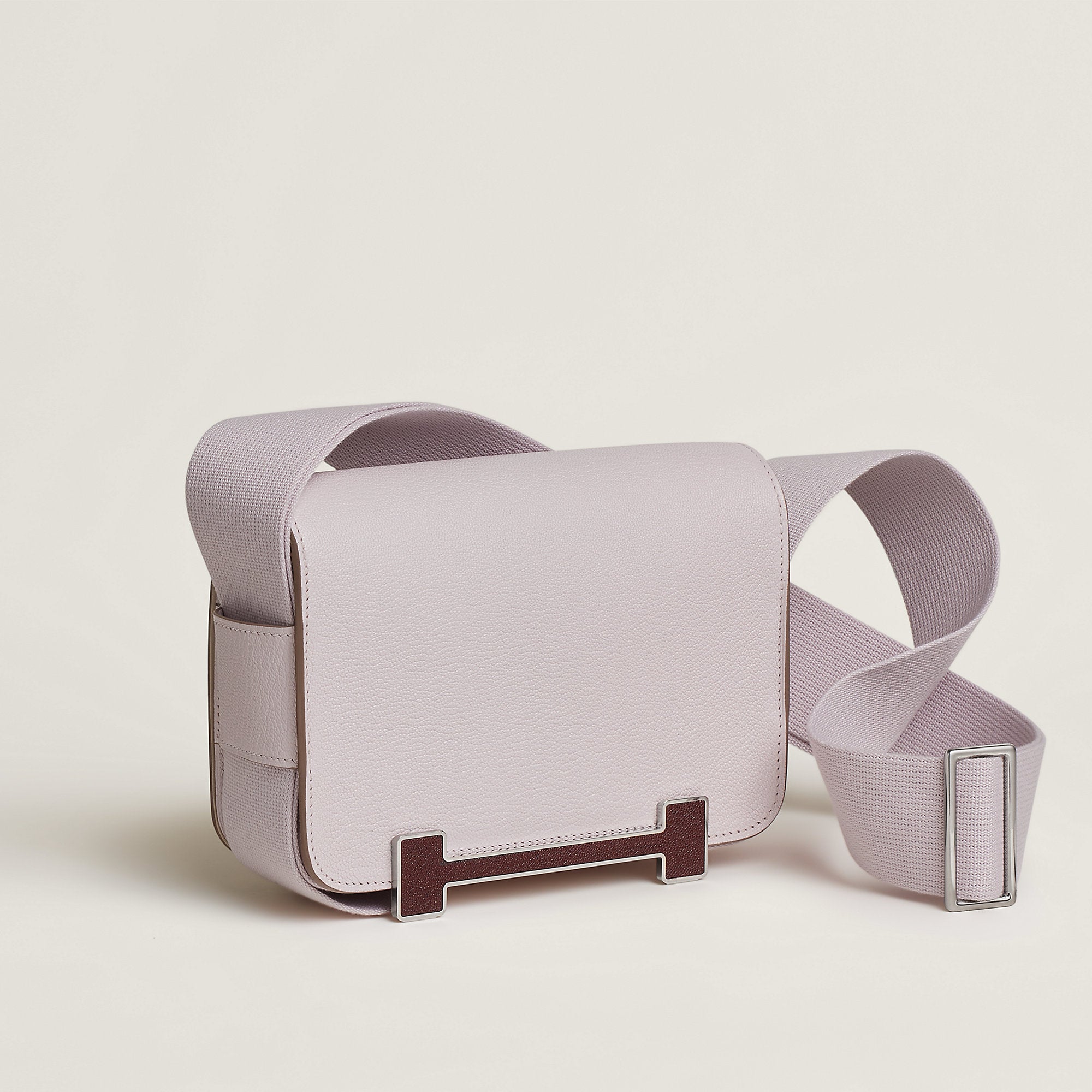 Hermes Geta Bag Mauve Ple