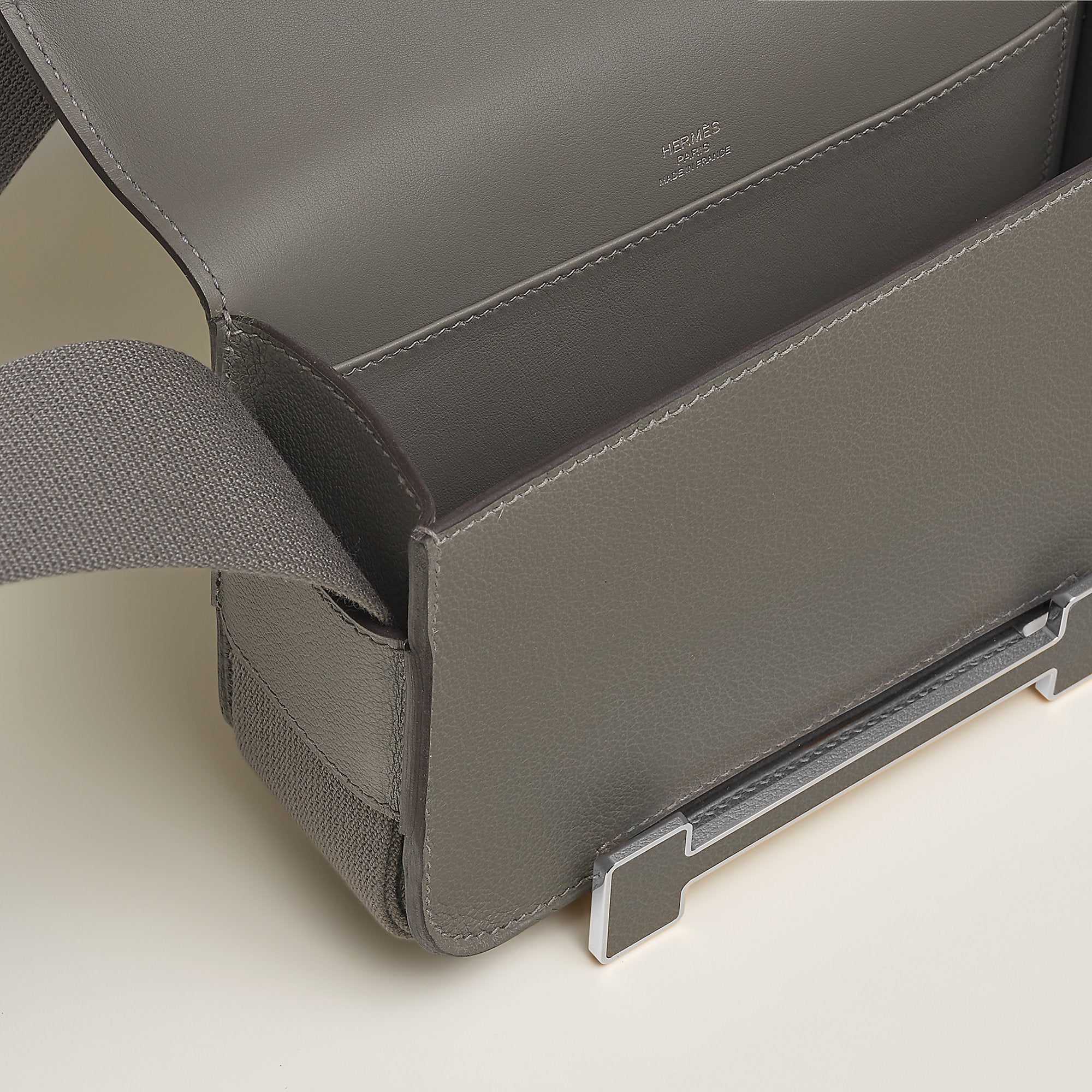 Hermes Geta Bag Gris Meyer