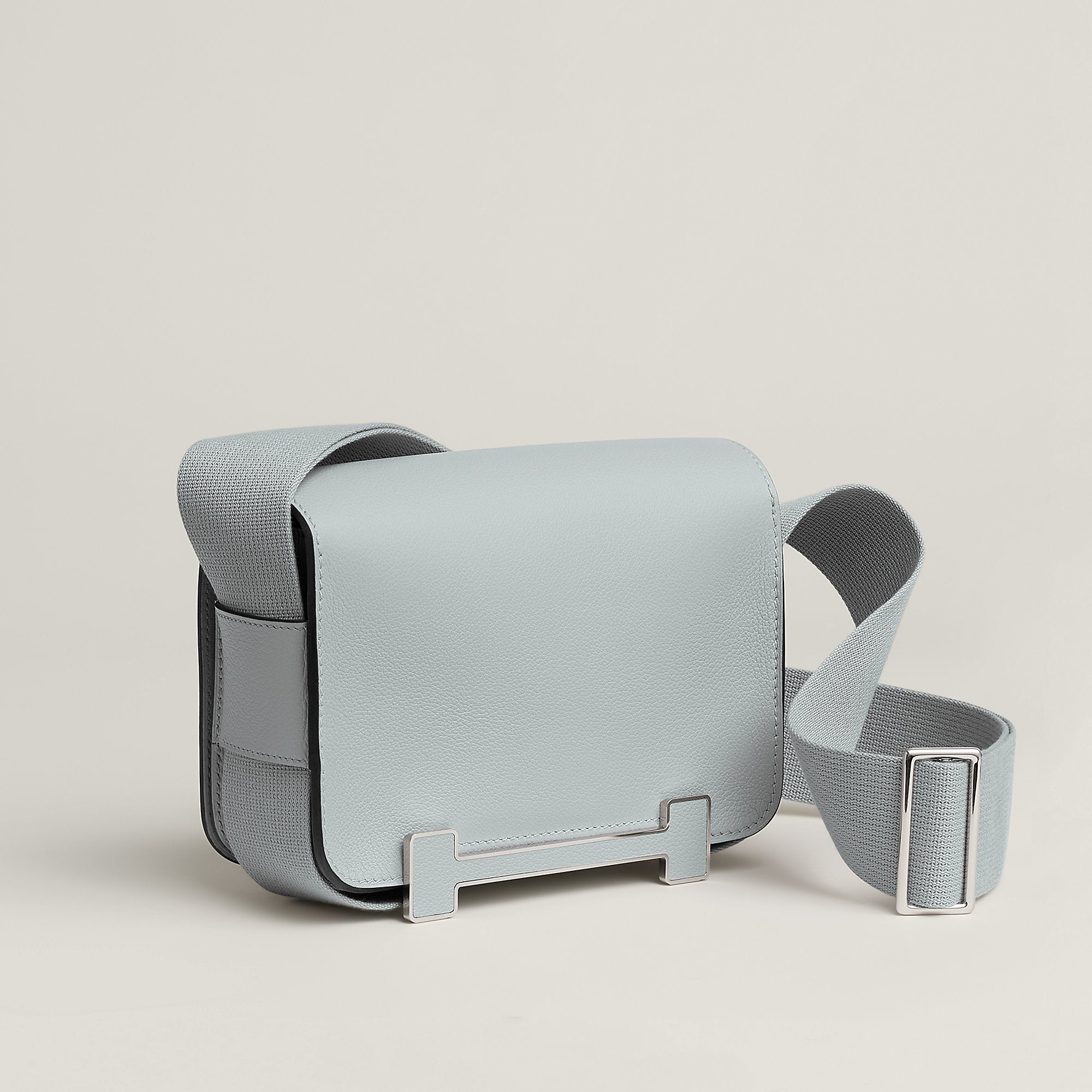 Hermes Geta Bag Bleu Glacier