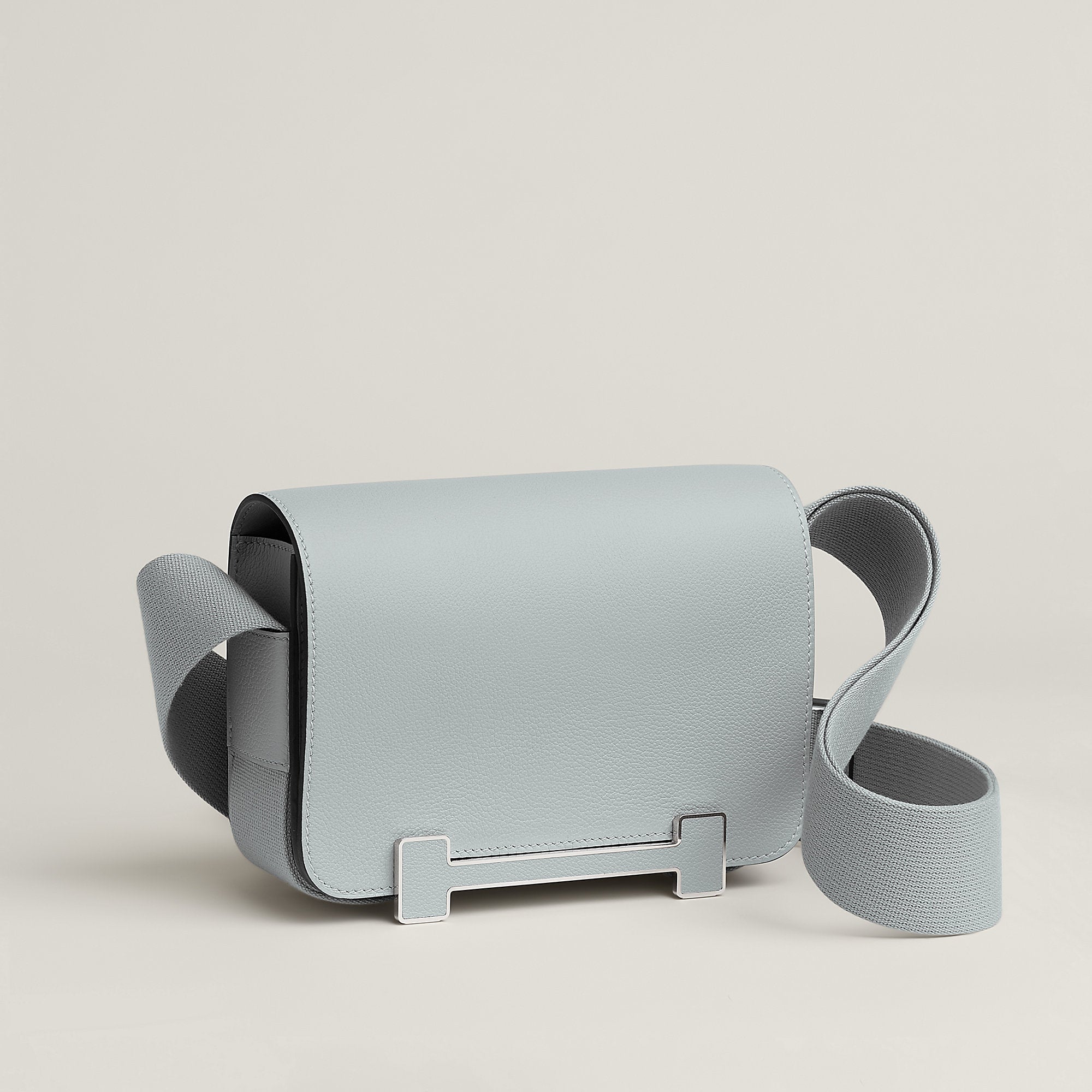 Hermes Geta Bag Bleu Glacier