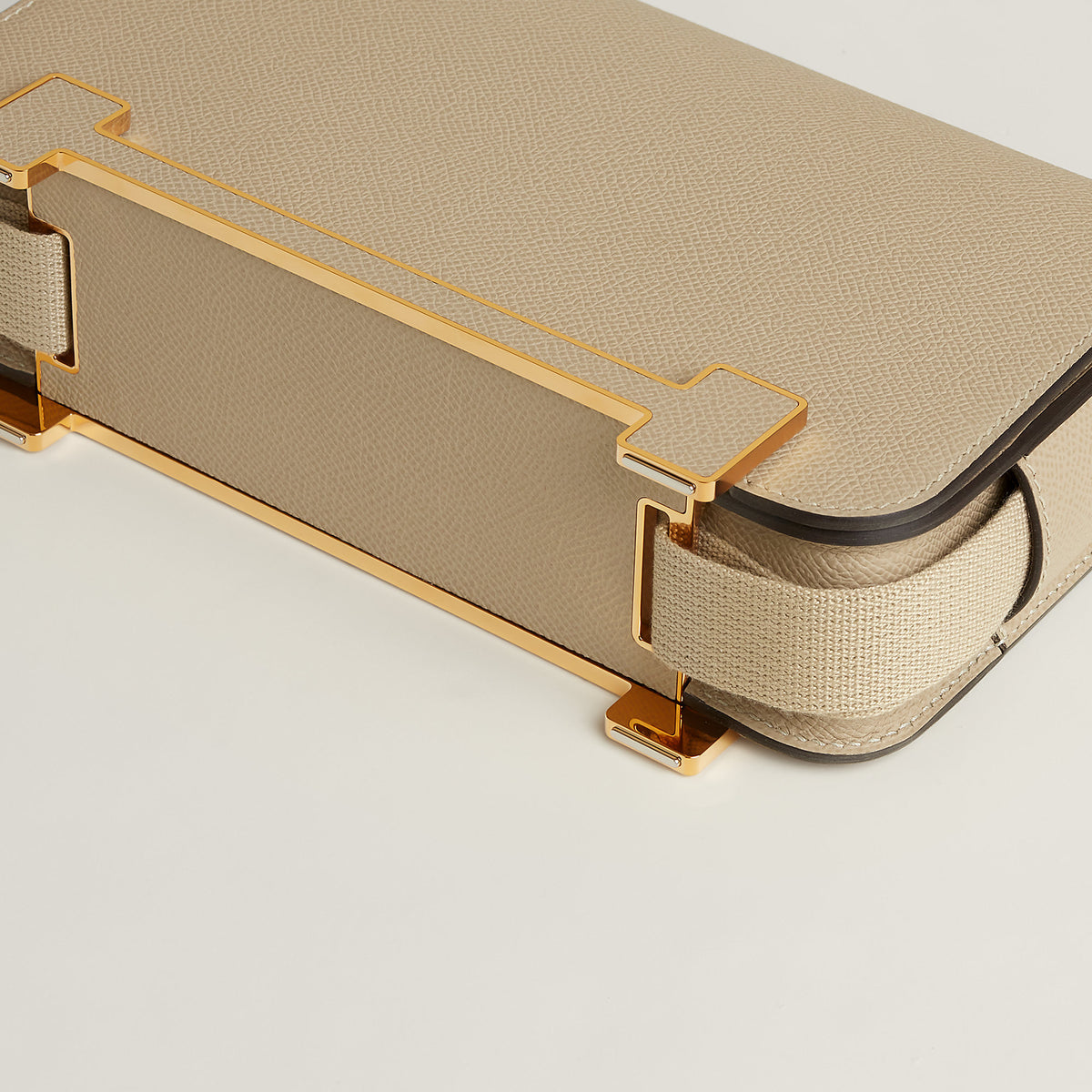 Hermes Herms Geta Slim Bag Toupe