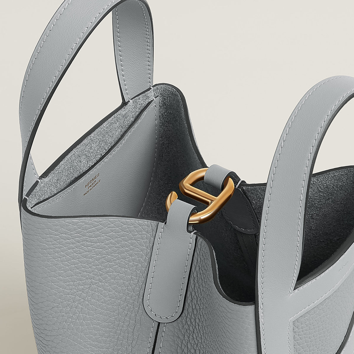 Hermes In The Loop 18 Bag Gris Pantin
