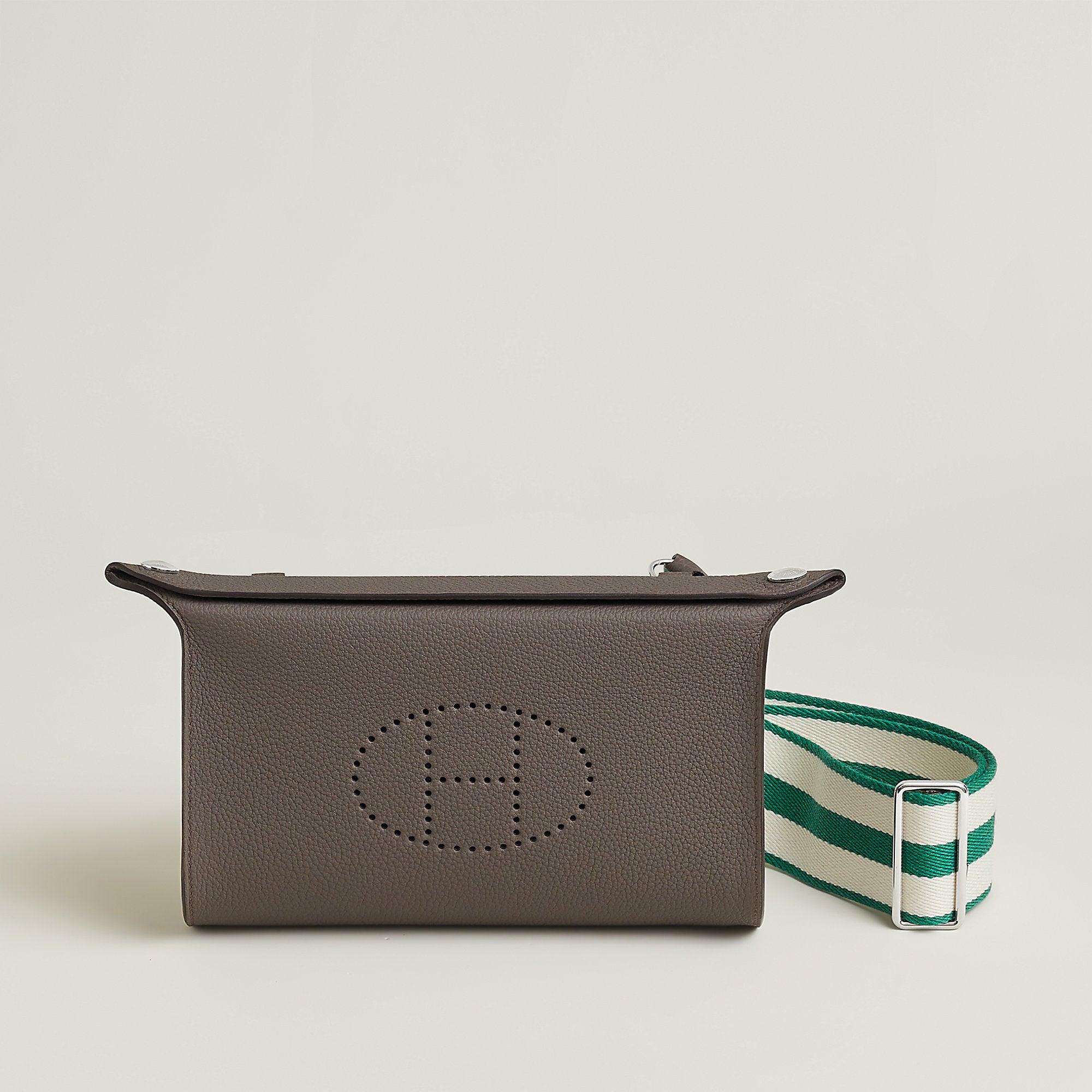 Hermes Videpoches Bag Gris Tain