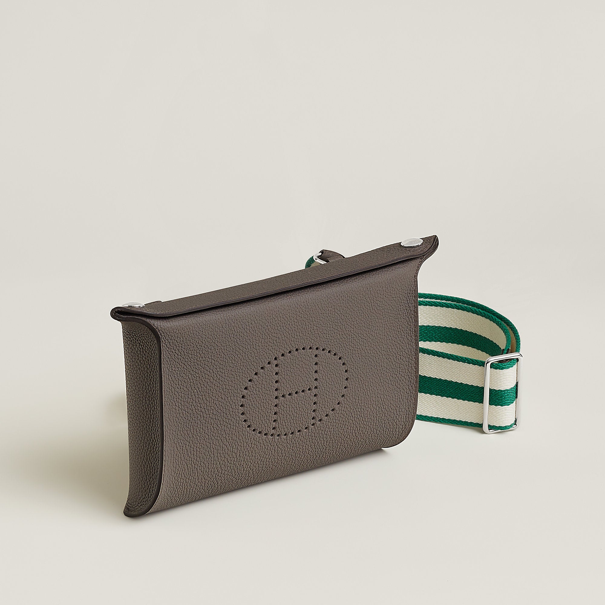 Hermes Videpoches Bag Gris Tain
