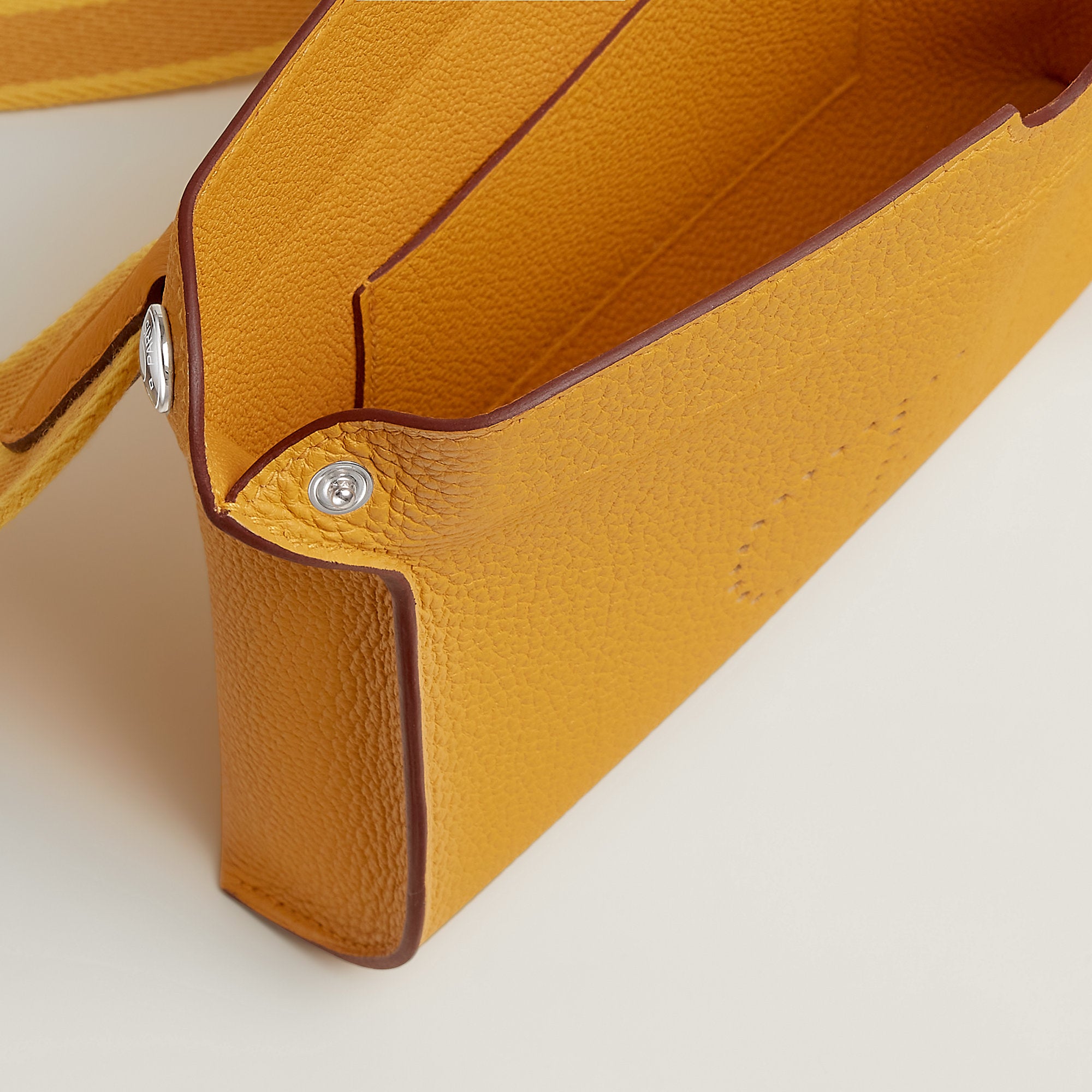 Hermes Videpoches Bag Jaune Ambre
