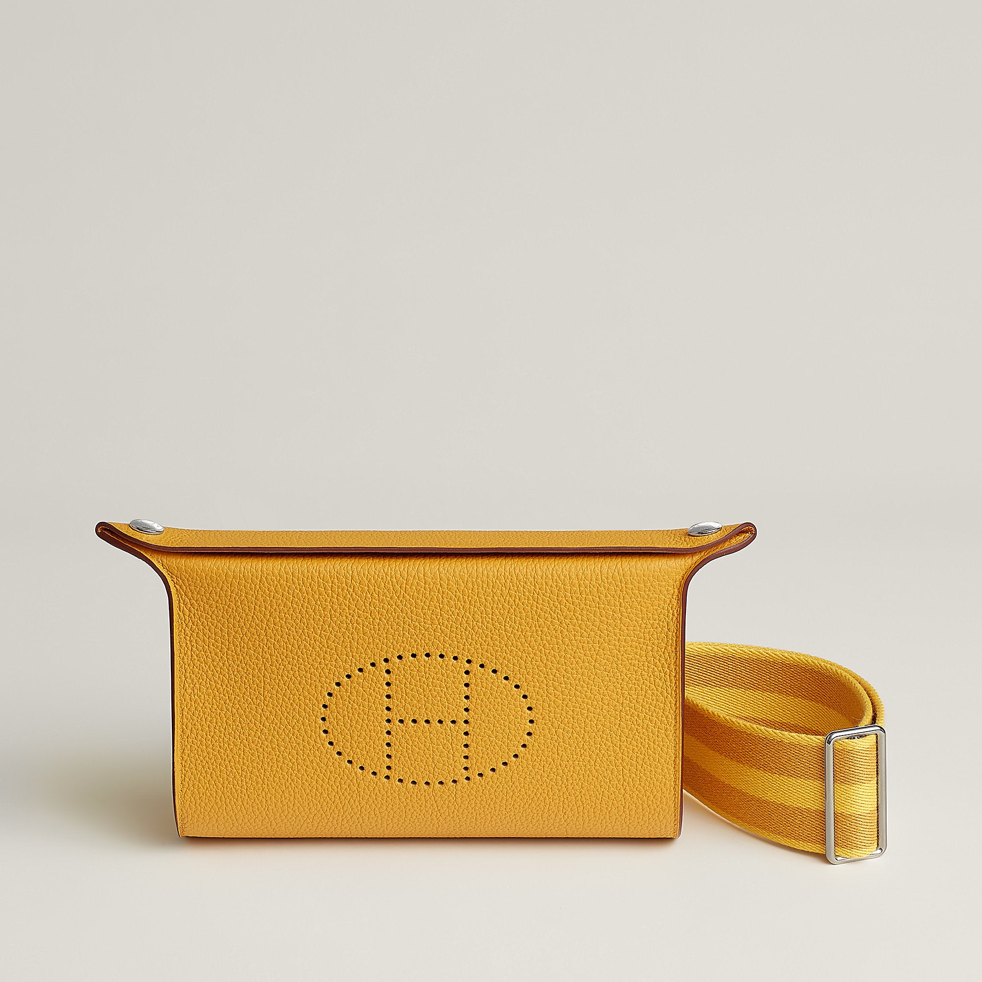 Hermes Videpoches Bag Jaune Ambre