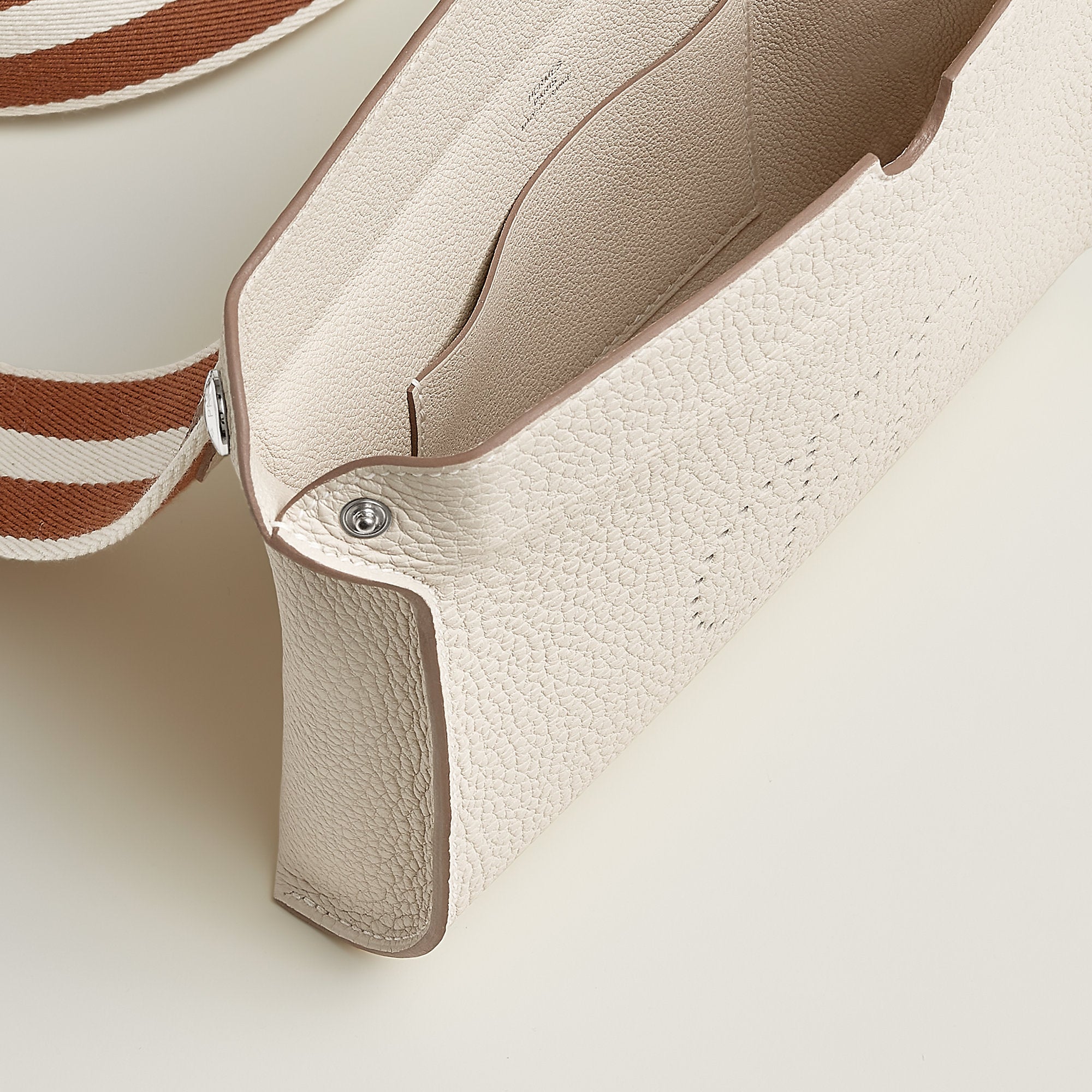Hermes Videpoches Bag Craie