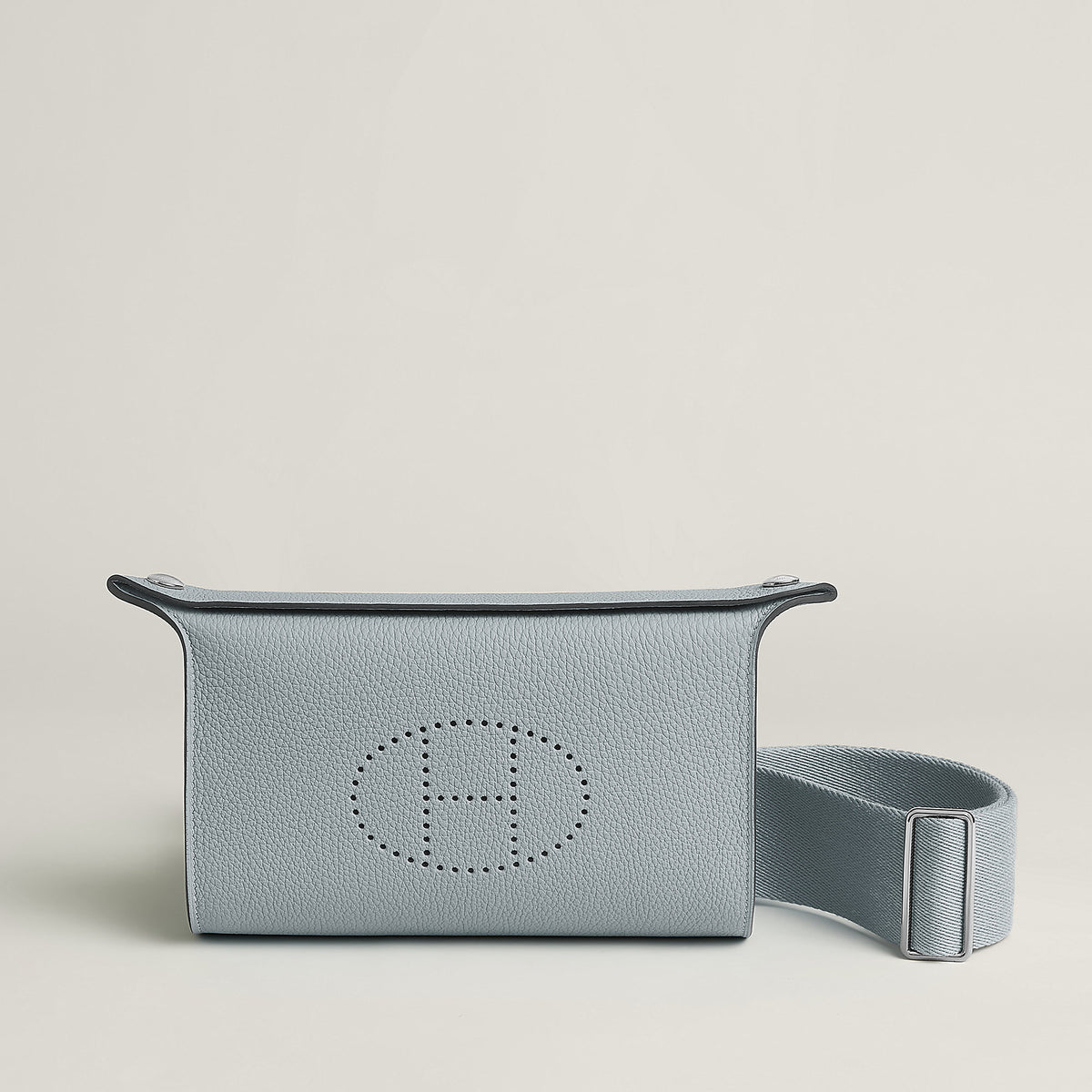 Hermes Videpoches Bag Bleu Glacier