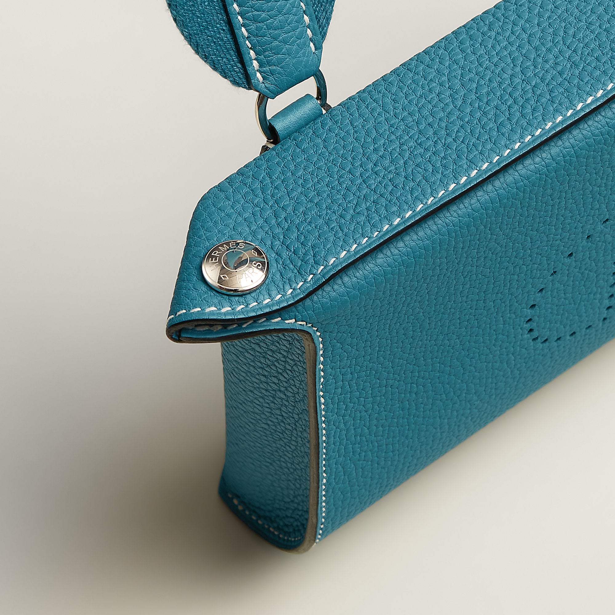 Hermes Videpoches Bag New Bleu Jean