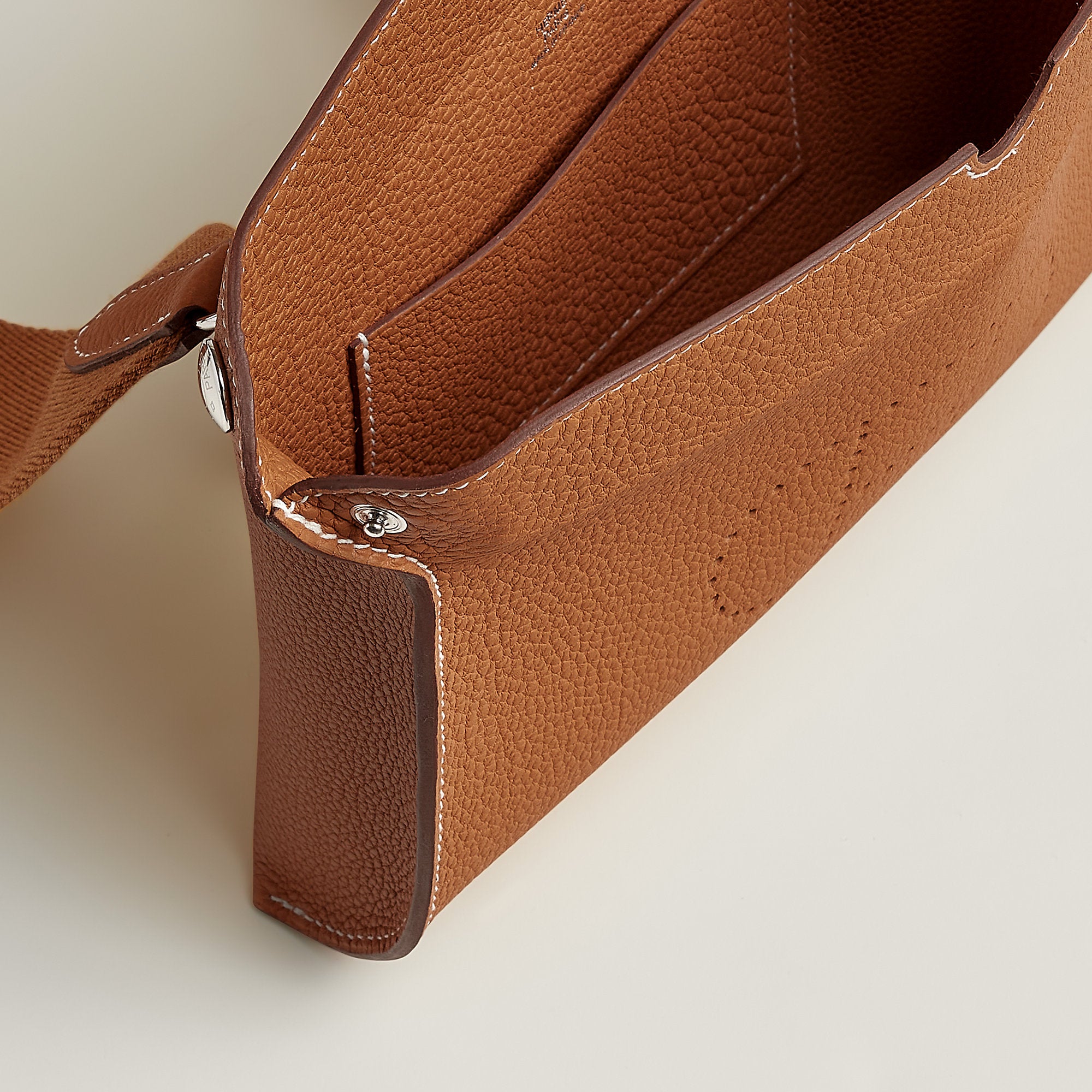 Hermes Videpoches Bag Naturel Sable