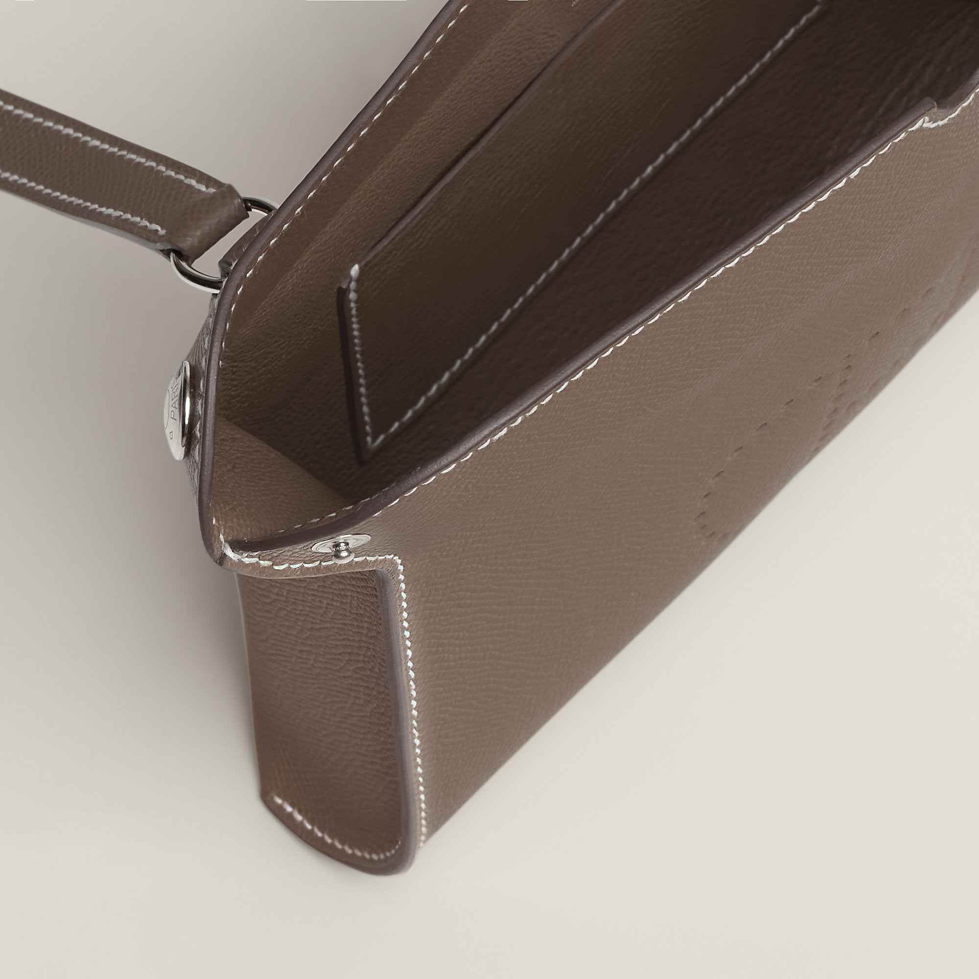 Hermes Videpoches Bag Toupe