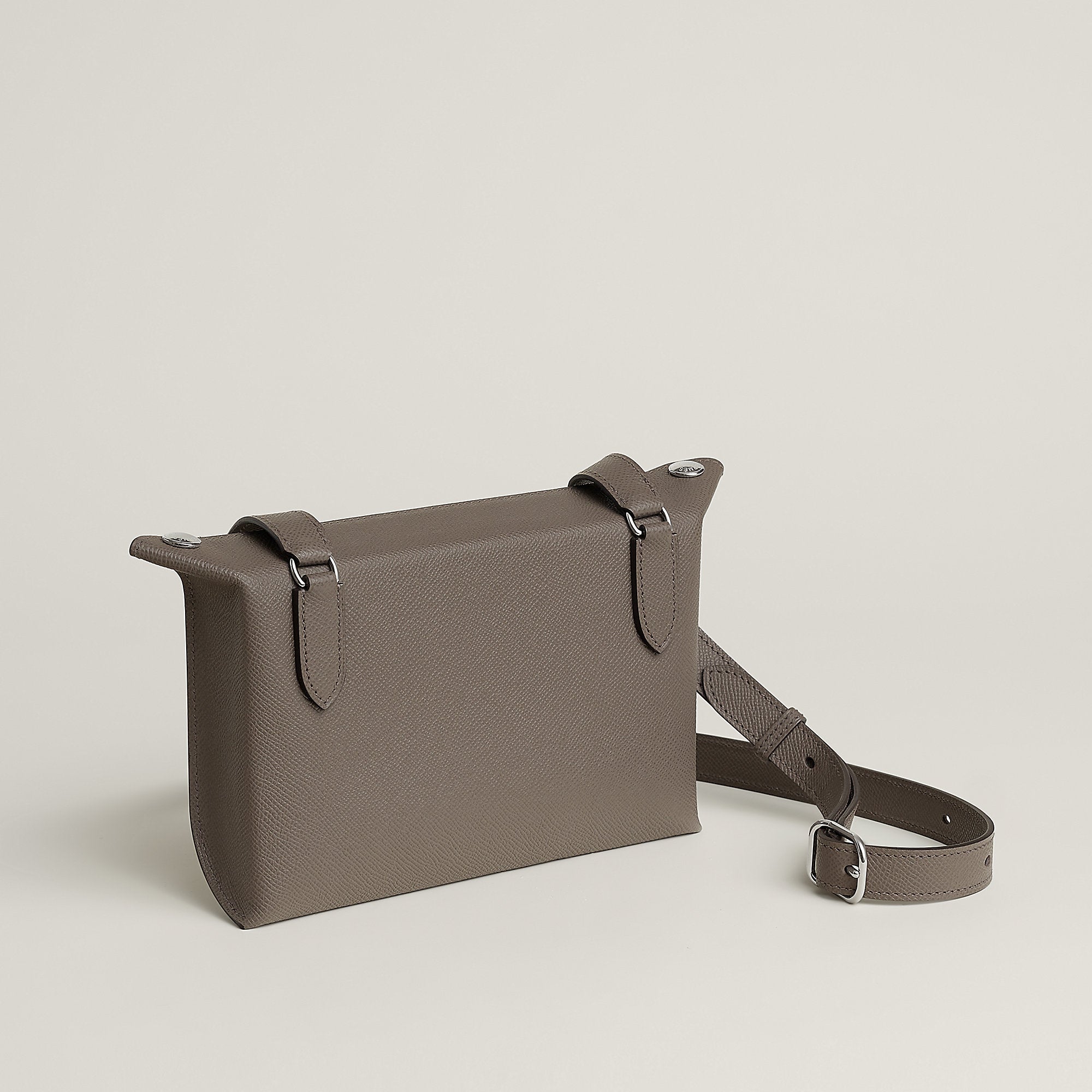 Hermes Videpoches Bag Gris Tain