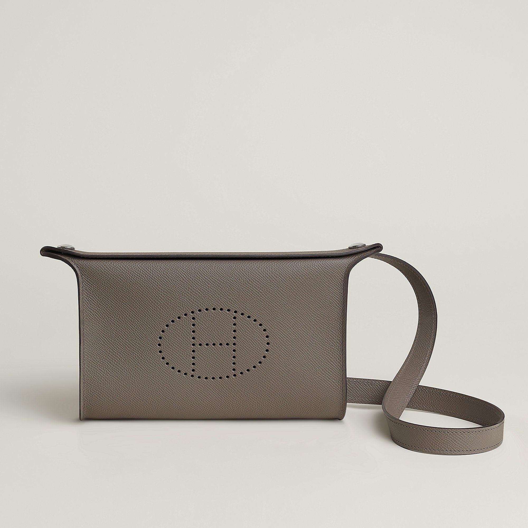 Hermes Videpoches Bag Gris Tain
