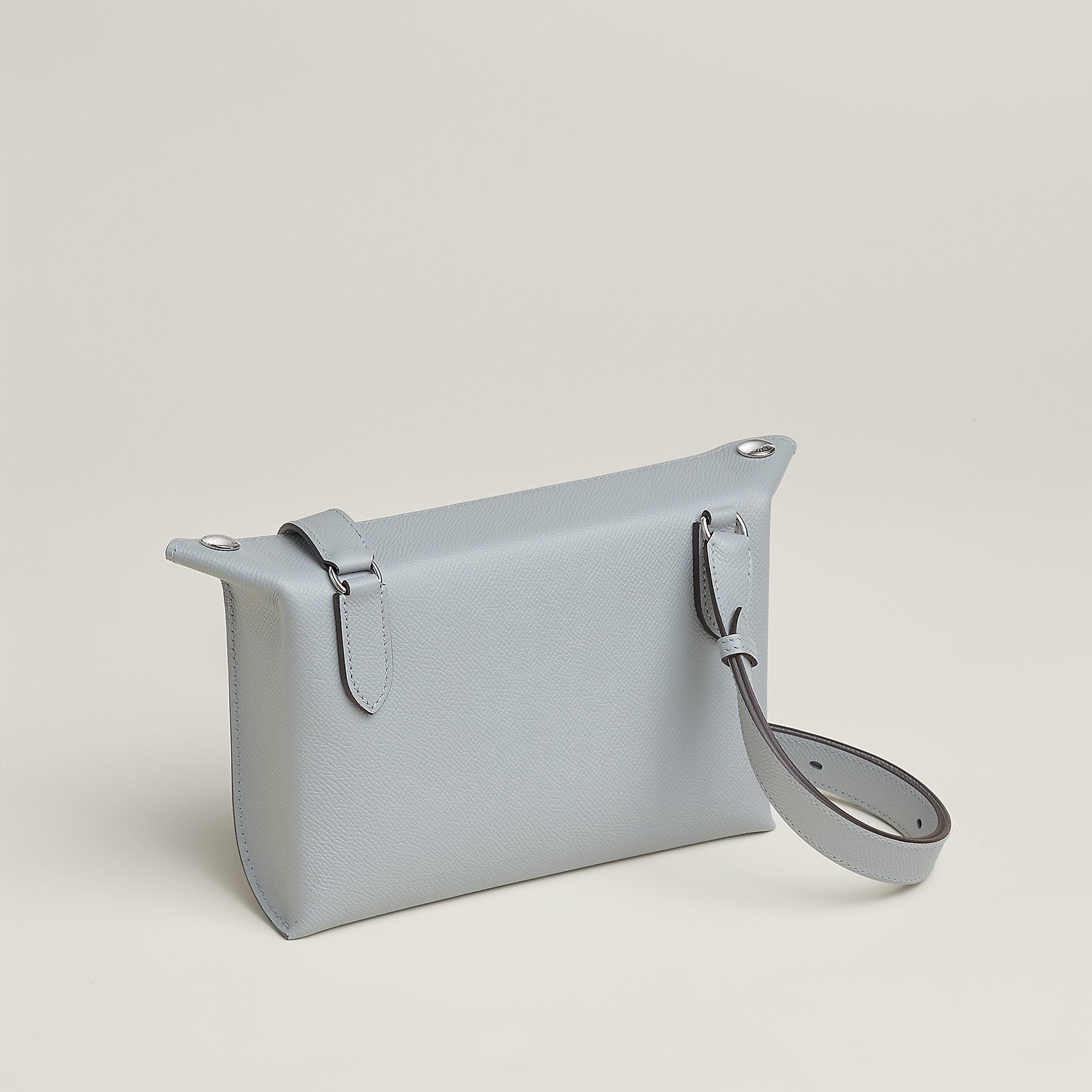 Hermes Videpoches Bag Bleu Glacier