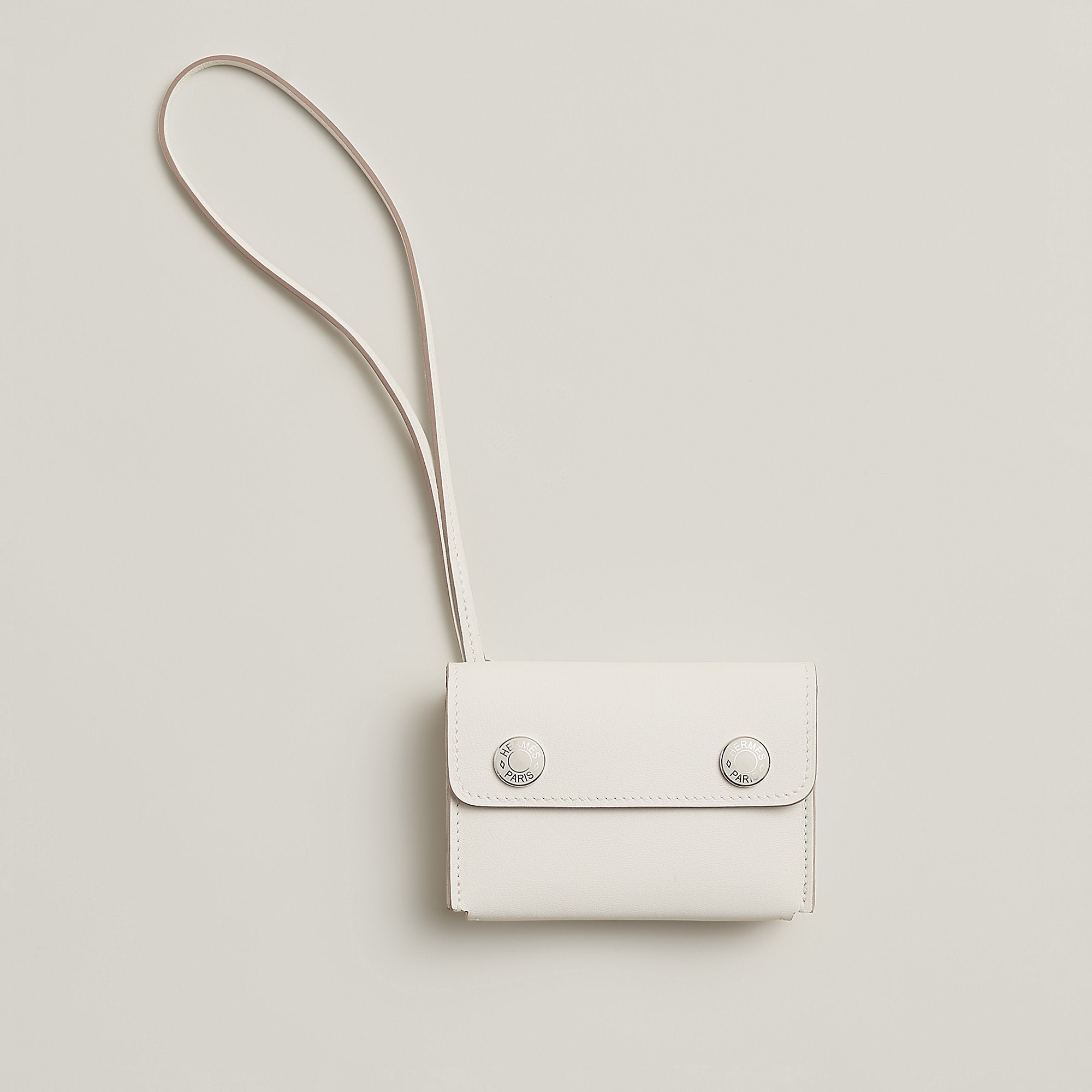 Hermes Nap Card Holder Gris Ple