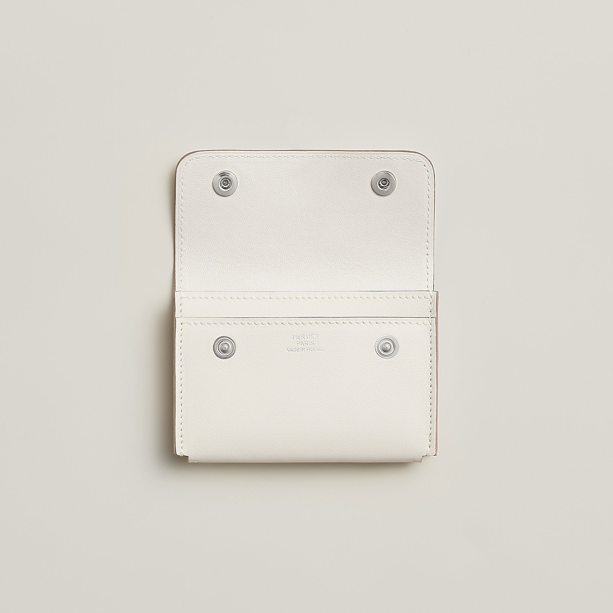 Hermes Nap Card Holder Gris Ple