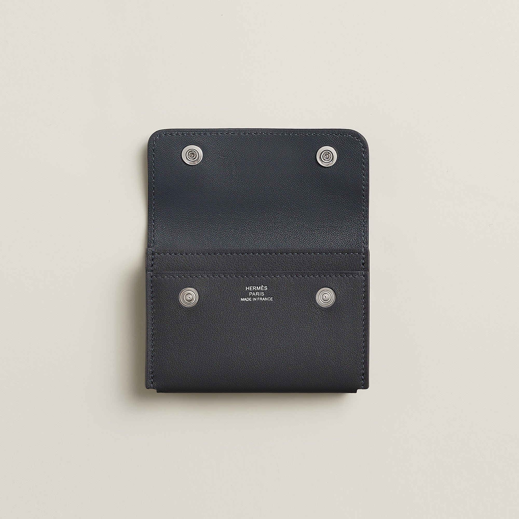 Hermes Nap Card Holder Ardoise
