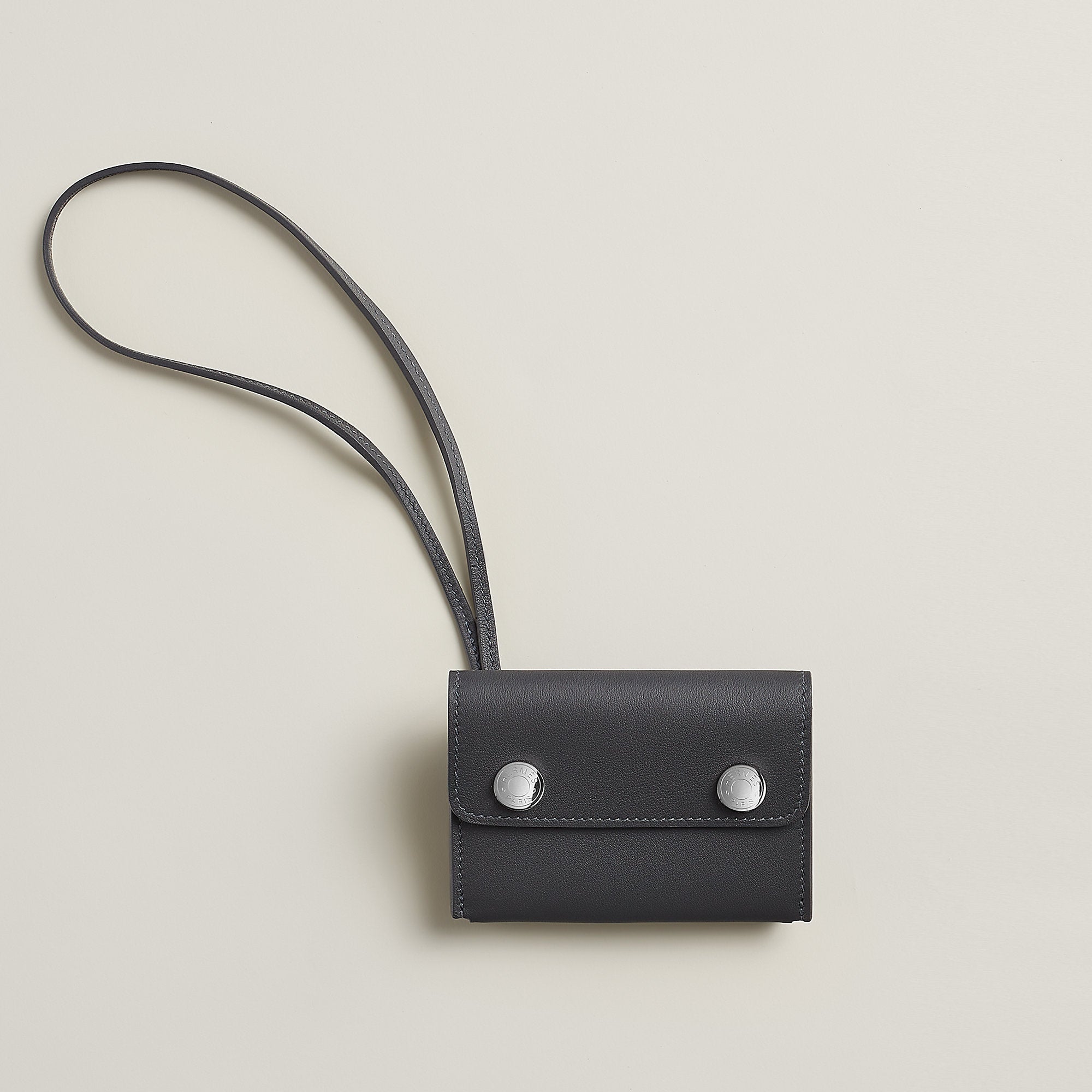 Hermes Nap Card Holder Ardoise