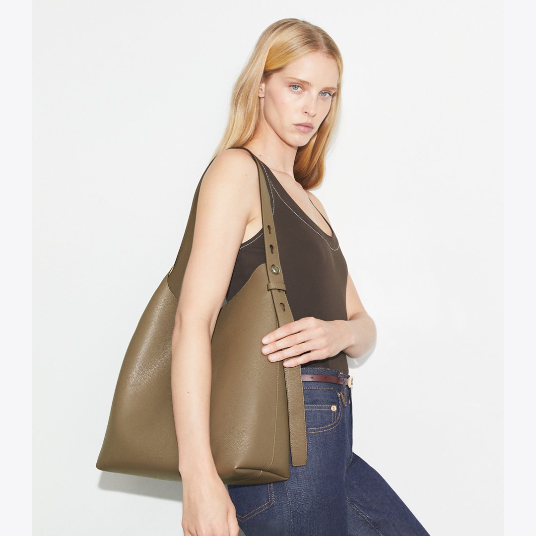 Tory Burch Hobo Bag Wild Mushroom