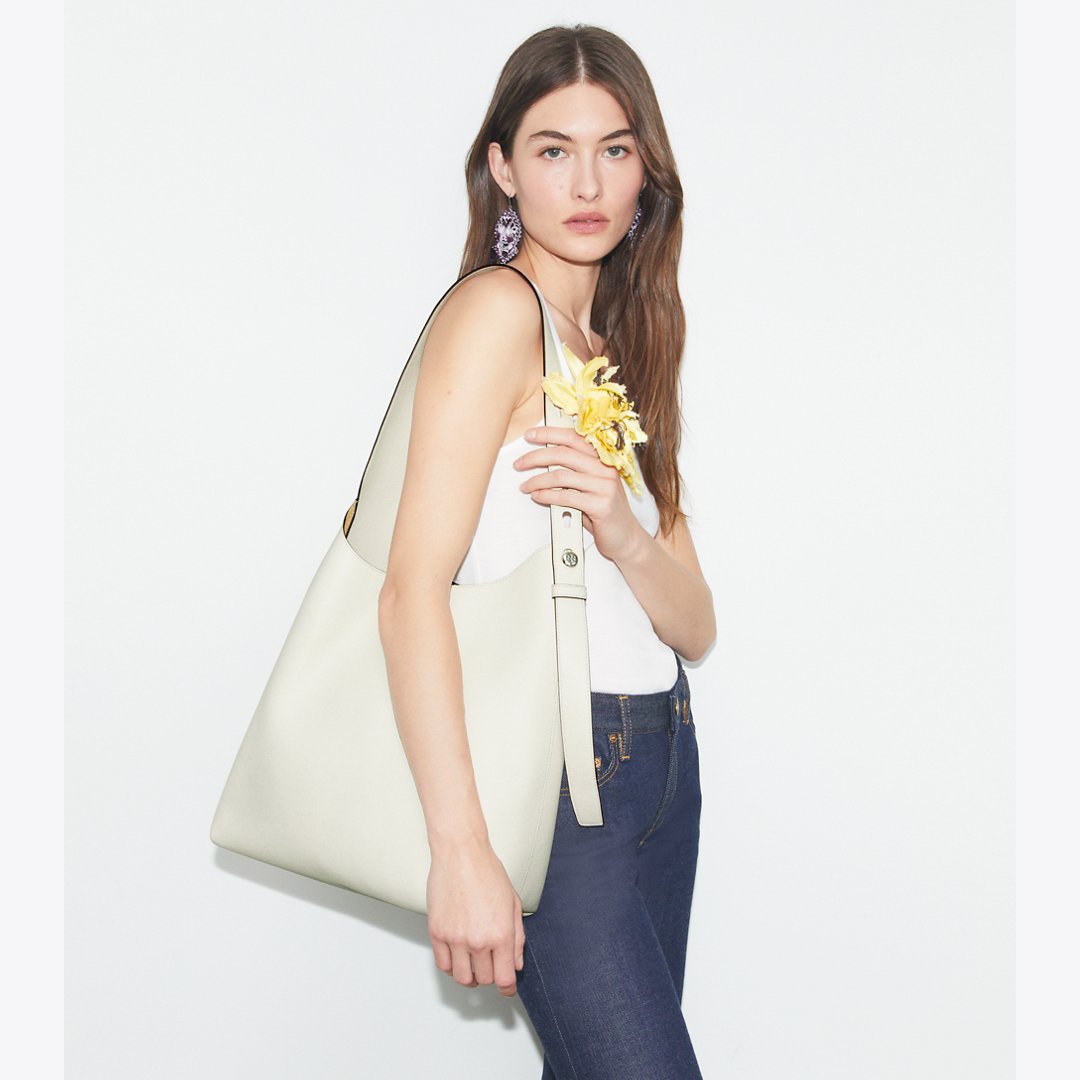 Tory Burch Hobo Bag Light Cream