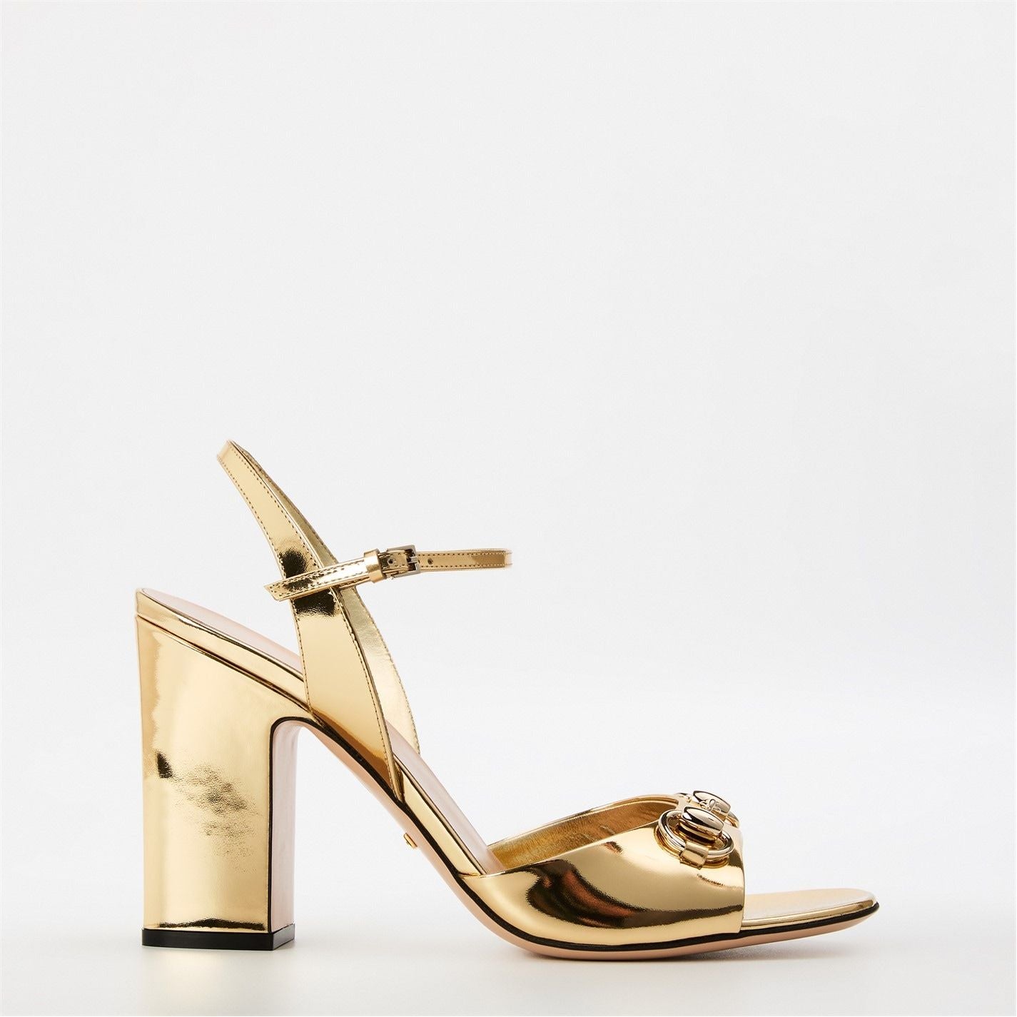 Horsebit Sandals Gold Glow
