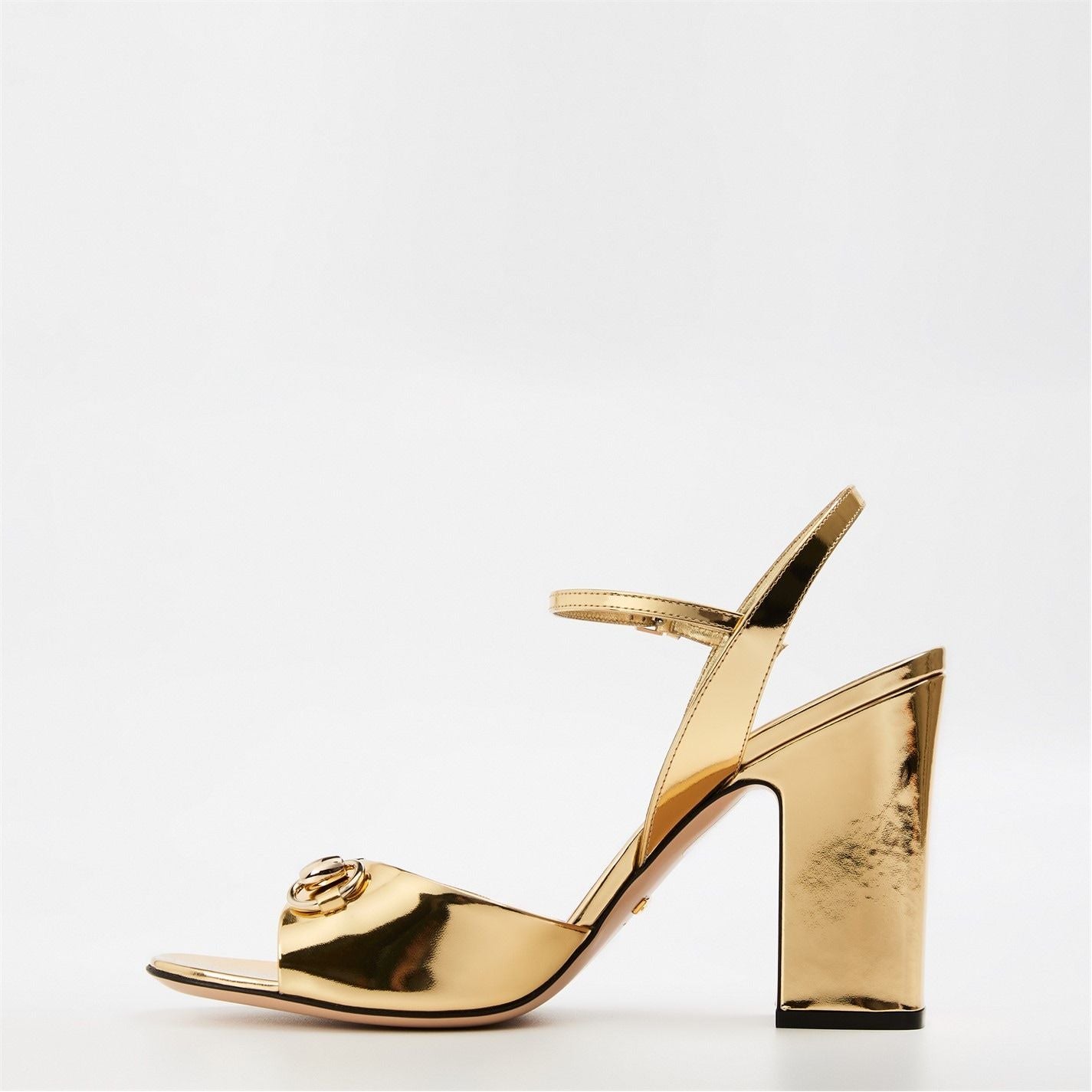 Horsebit Sandals Gold Glow