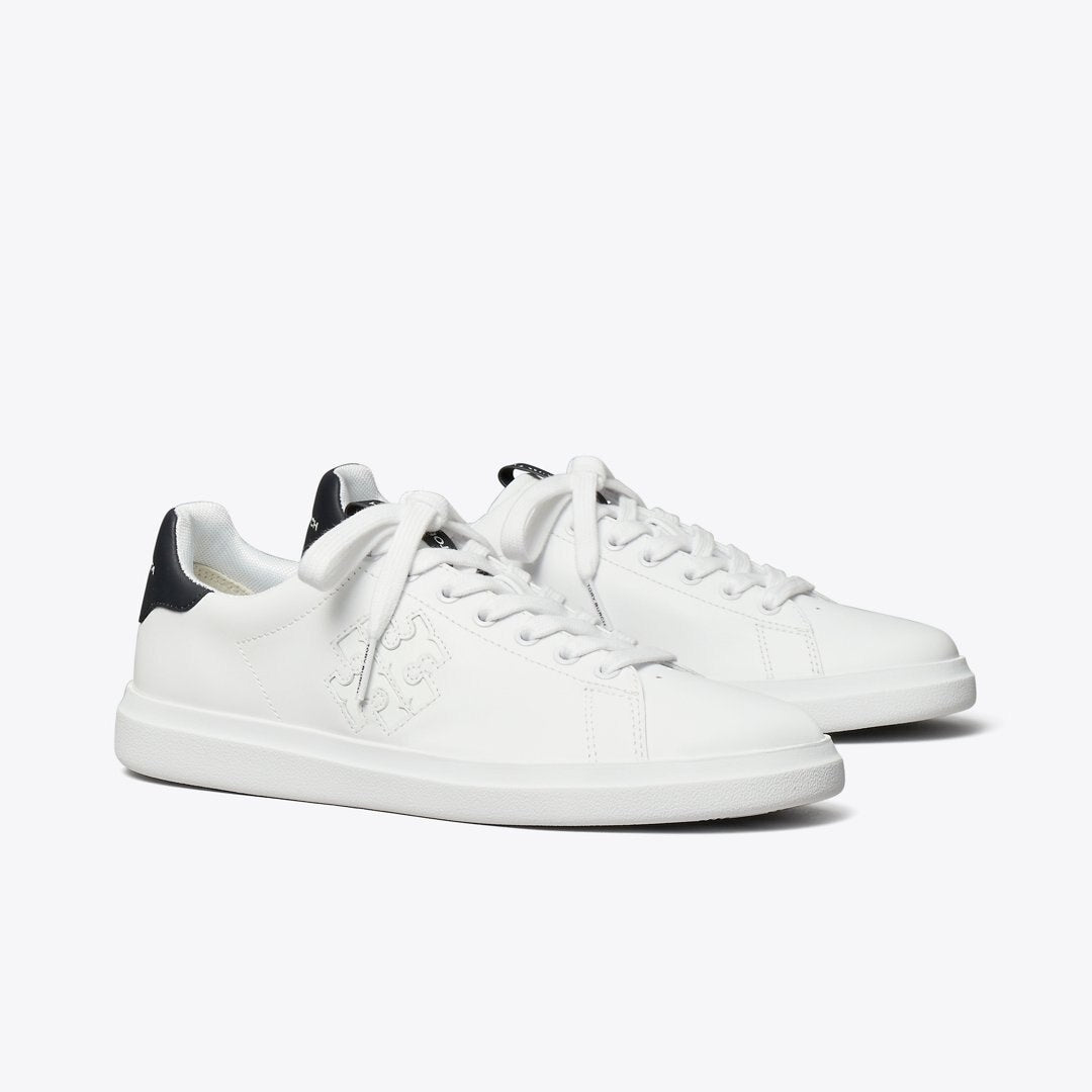 Tory Burch Howell Court Sneaker WHITE / PERFECT NAVY