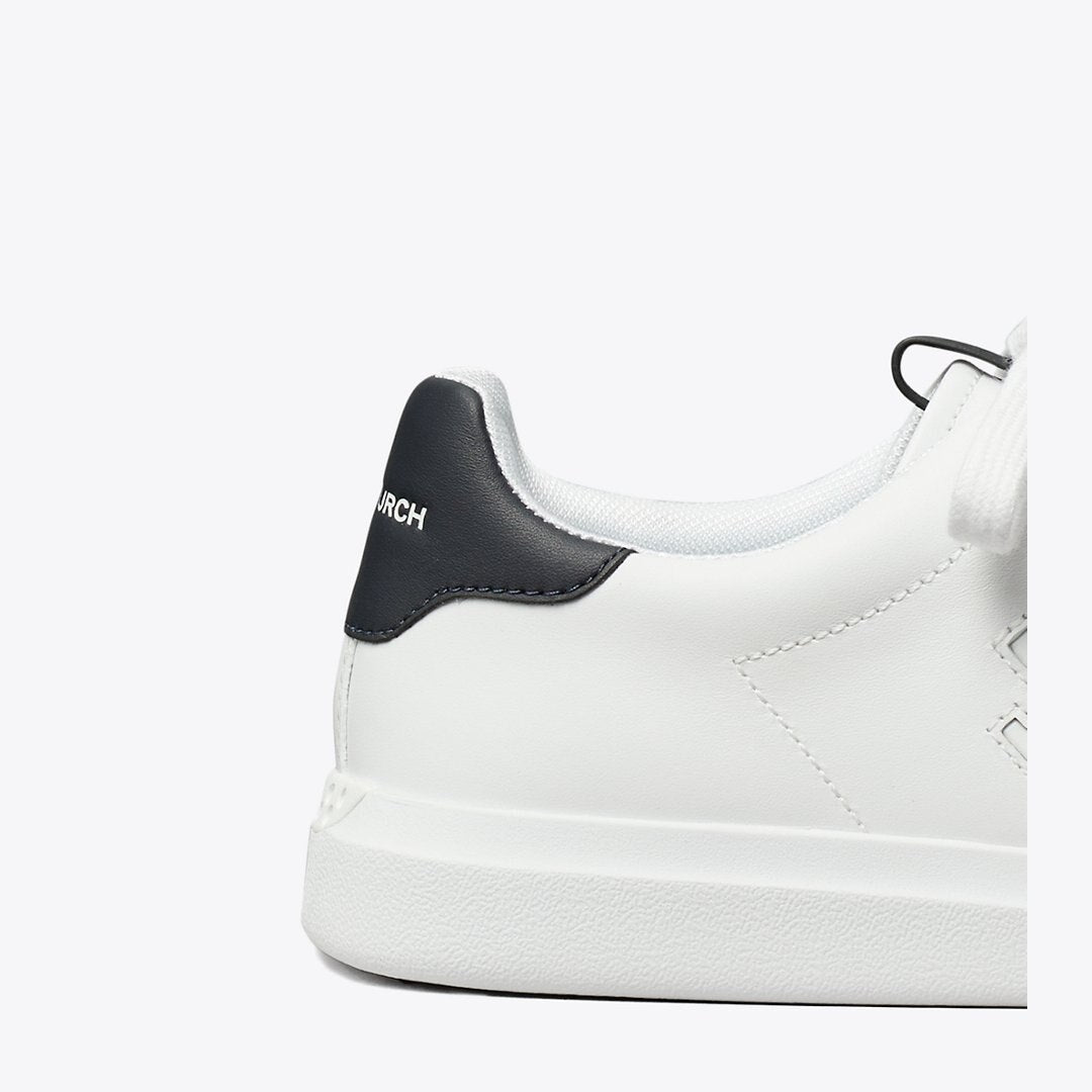 Tory Burch Howell Court Sneaker WHITE / PERFECT NAVY