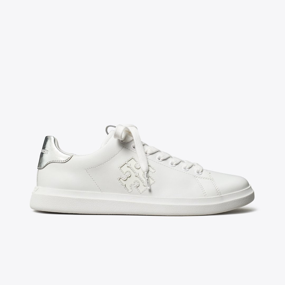 Tory Burch Howell Court Sneaker Titanium White / Silver