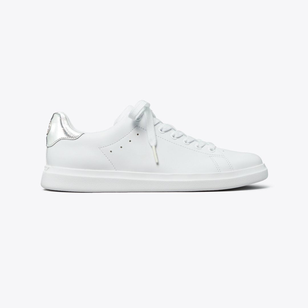 Tory Burch Howell Court Sneaker Titanium White / Silver