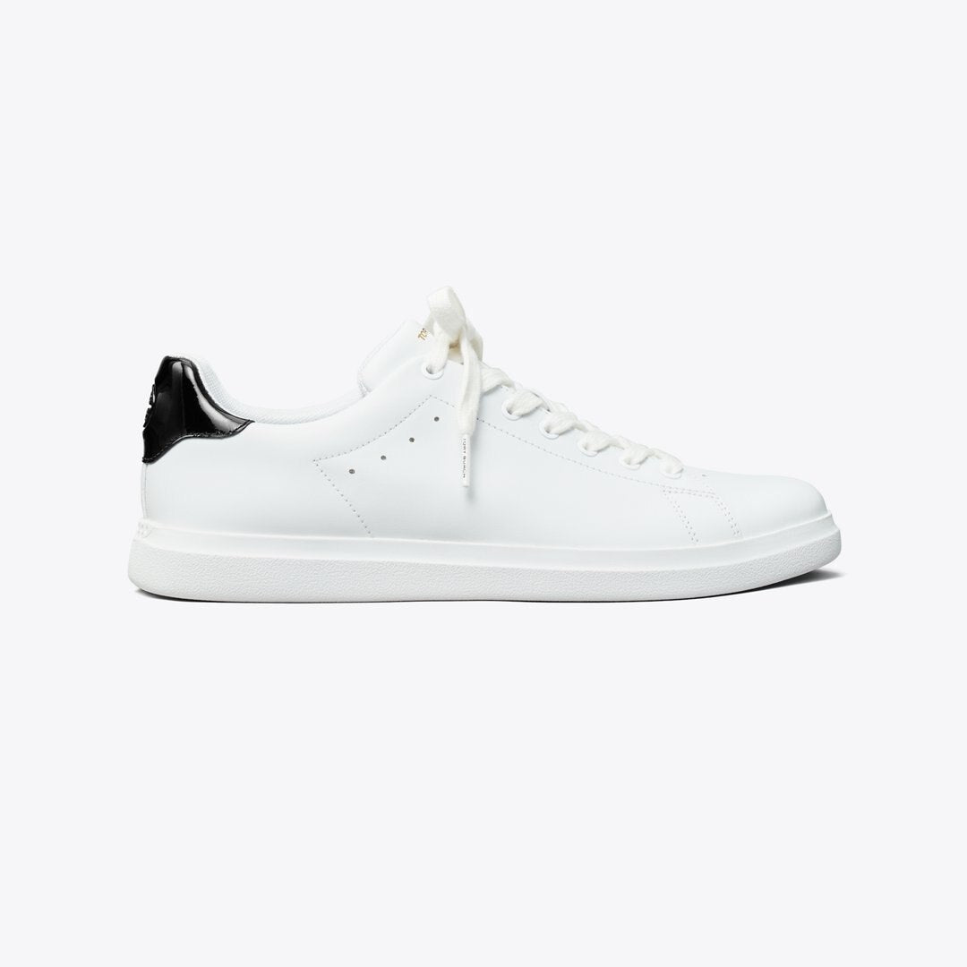 Tory Burch Howell Court Sneaker Titanium White / PERFECT BLACK